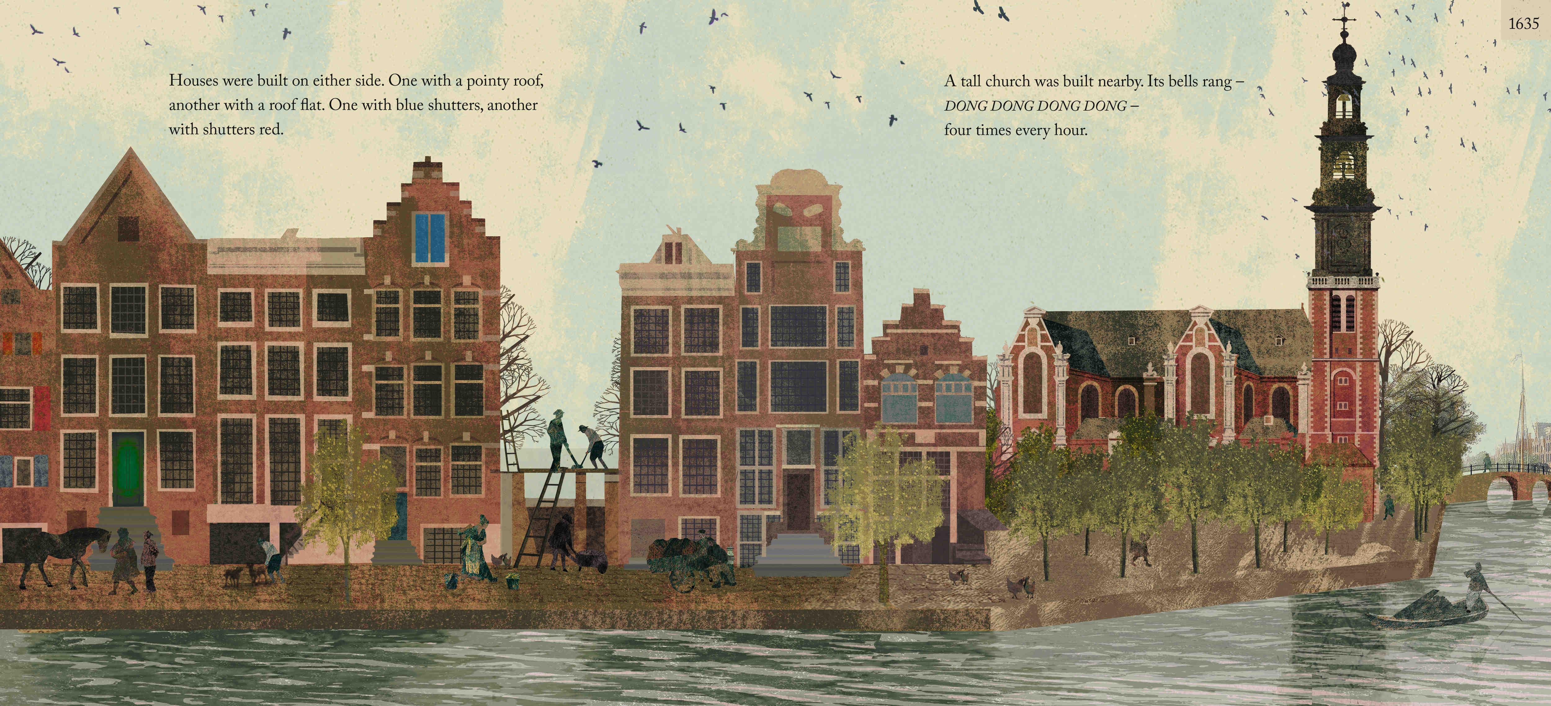 The House on the Canal: The Story of the House that Hid Anne Frank - Thomas Harding, Britta Teckentrup (Illustr)