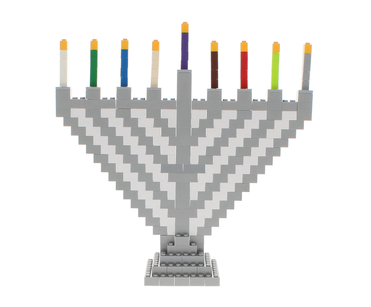 Chanukiah - Build a Brick (Menorah)