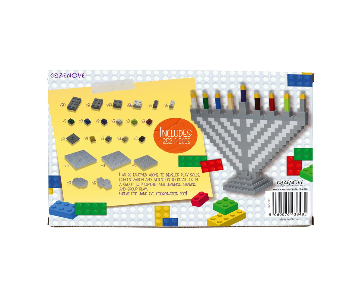 Chanukiah - Build a Brick (Menorah)