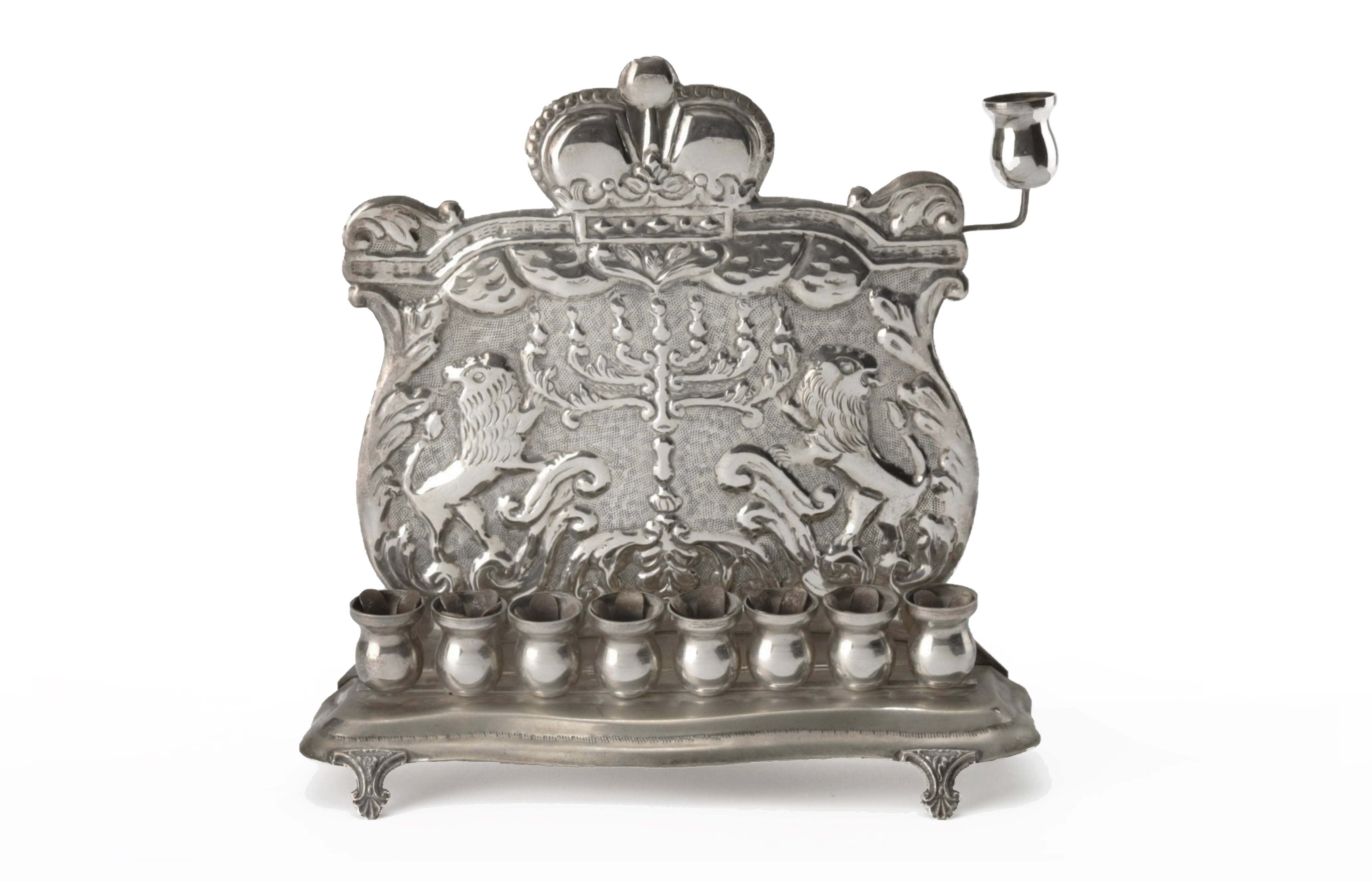 Challah Cover – Lion of Judah – Museum Collection, Turquoise