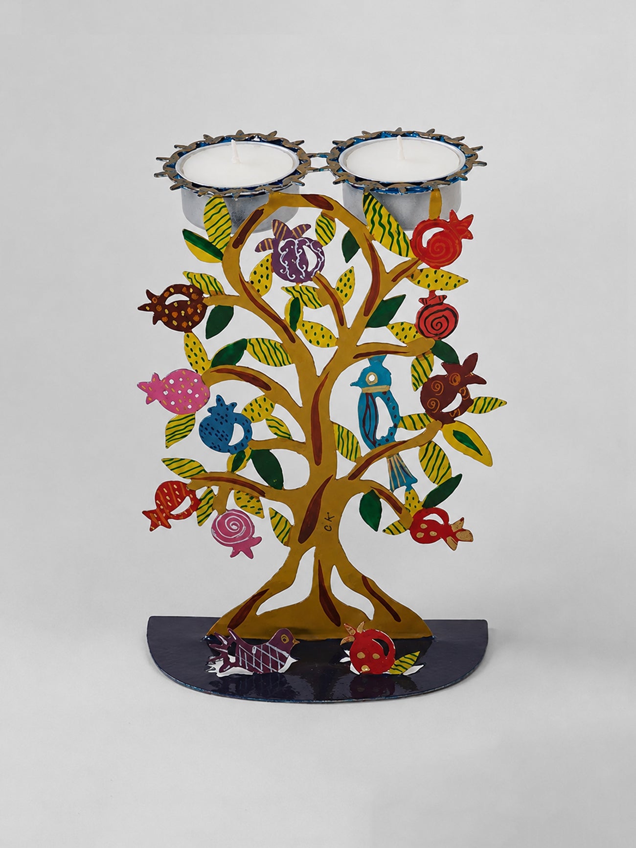 Candlesticks- Laser Cut, Pomegranate Vine, Emanuel Design
