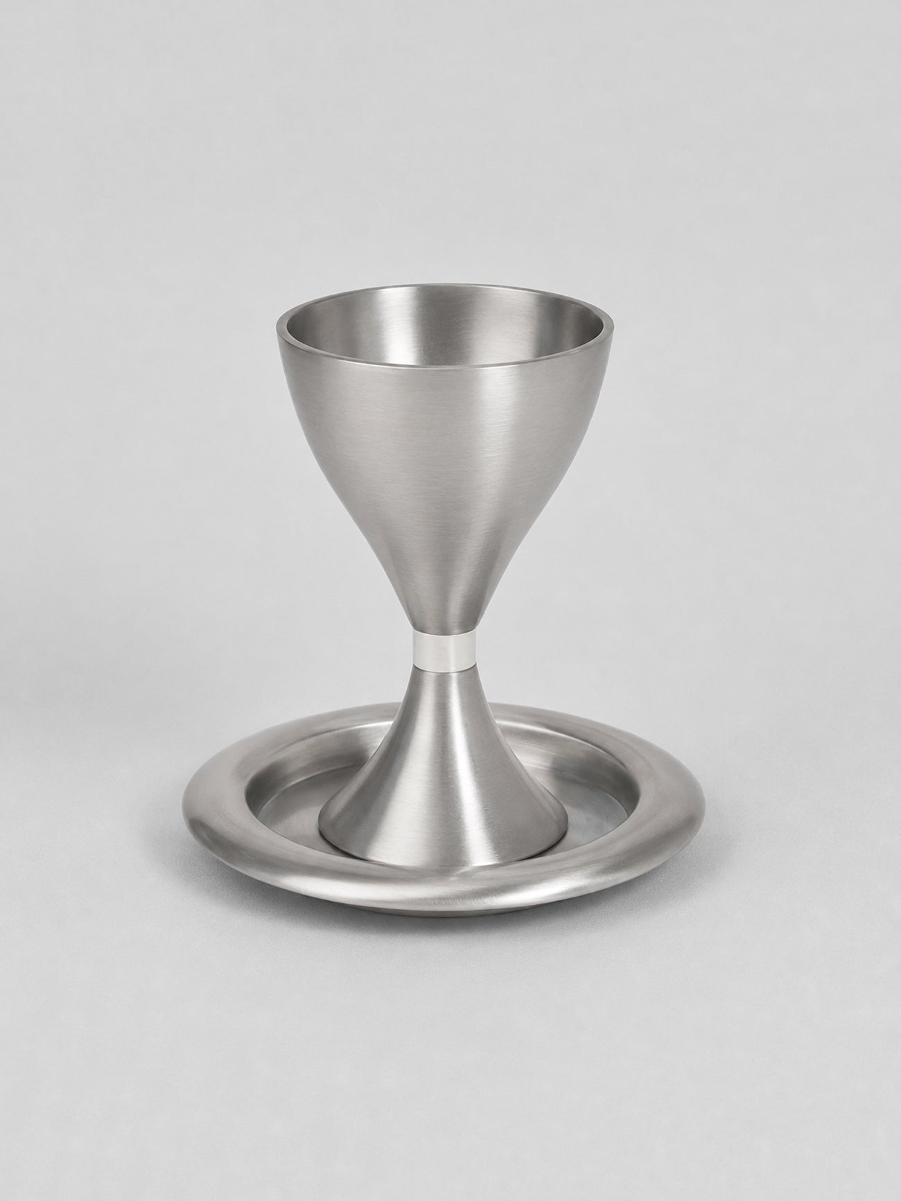 Kiddush Cup - Tall Silvered, Emanuel Design