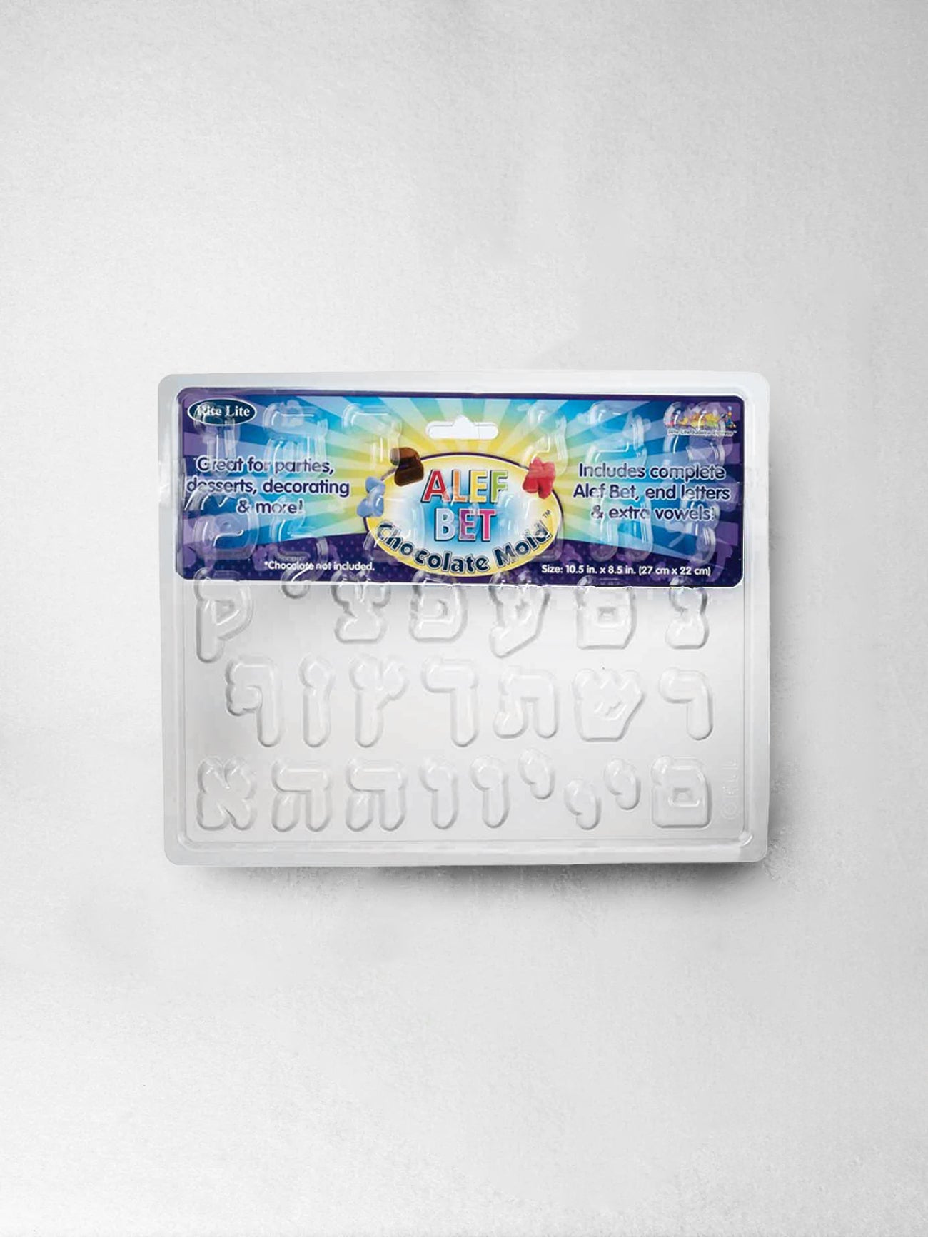 Alef Bet Chocolate Mold