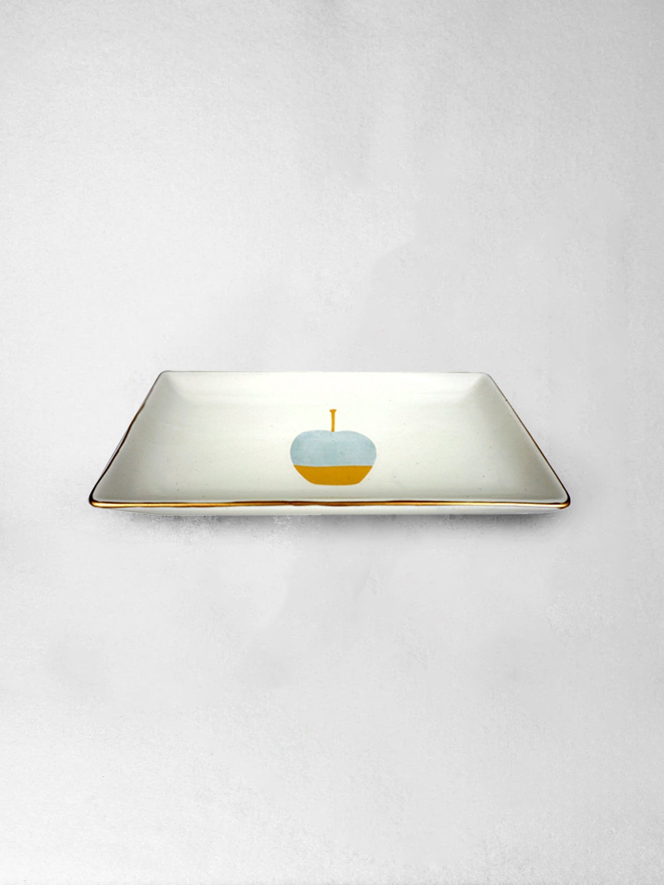 Apple Plate - Ceramic Rectangular