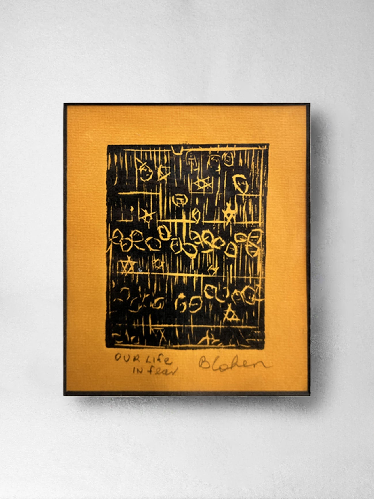 Art Prints: Wailing Wall, Our Life in Fear – Barbara Cohen