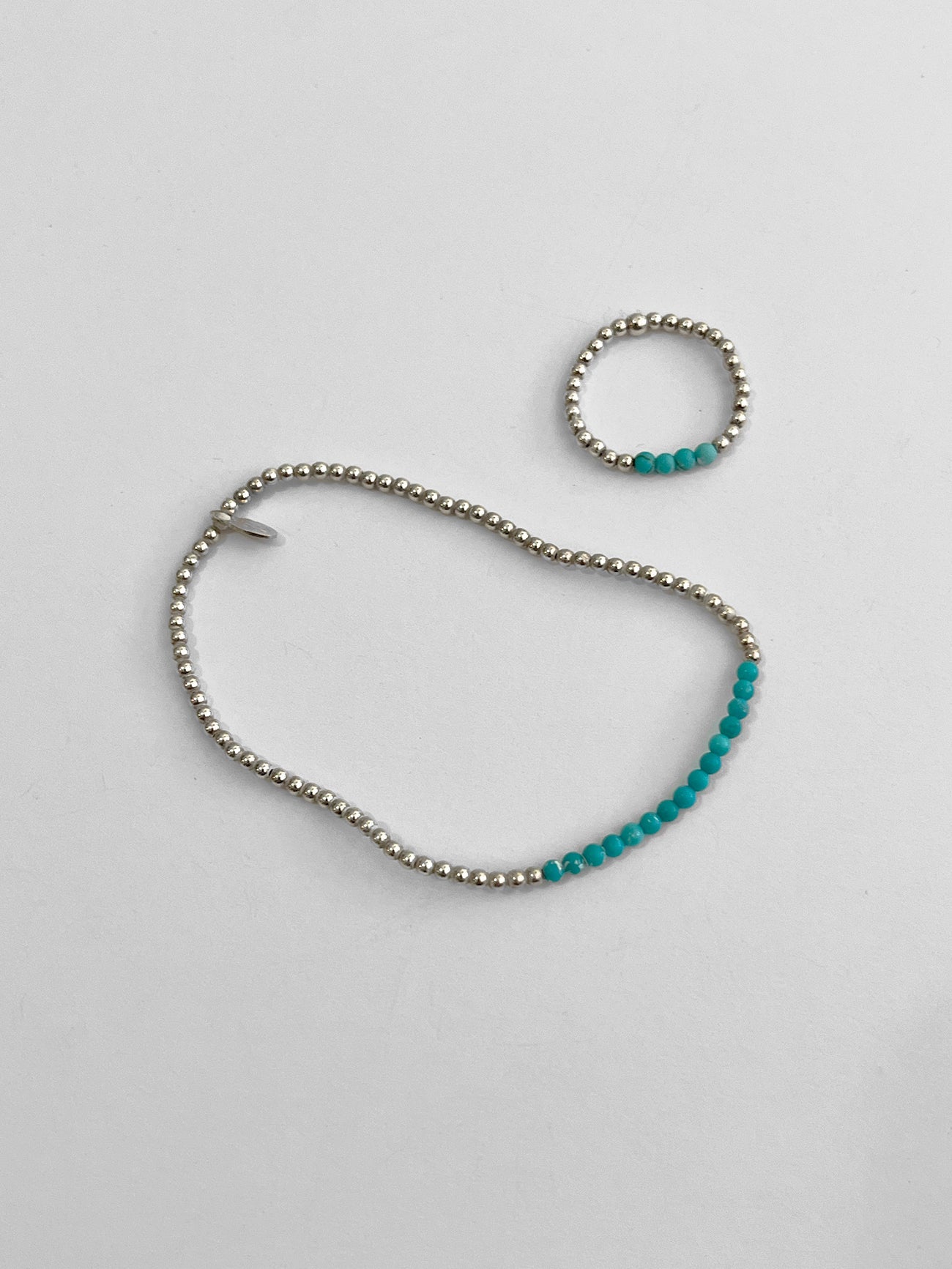 Bracelet Set - Beaded with turquoise