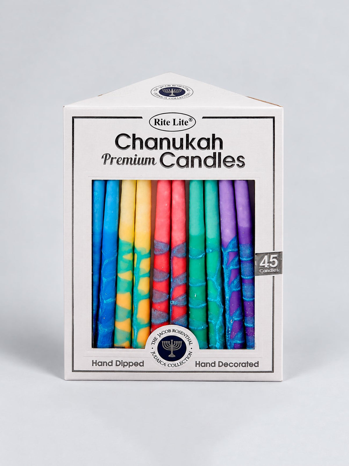 Candles - Chanukah, Premium Handcrafted multicoloured