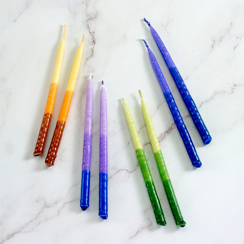 Candles - Chanukah, Premium Multicoloured