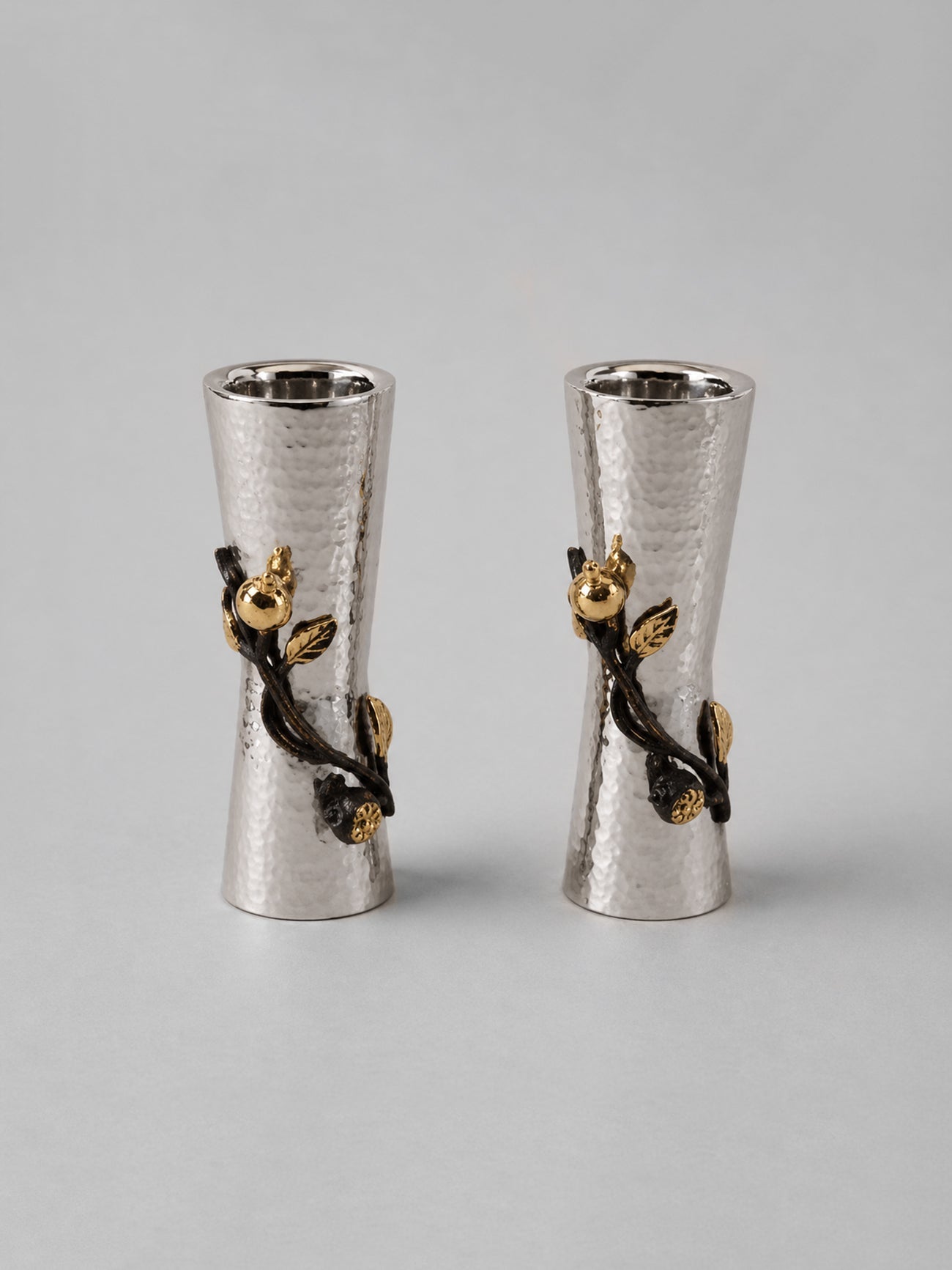 Candlesticks - Emanuel , Pomegranate, large