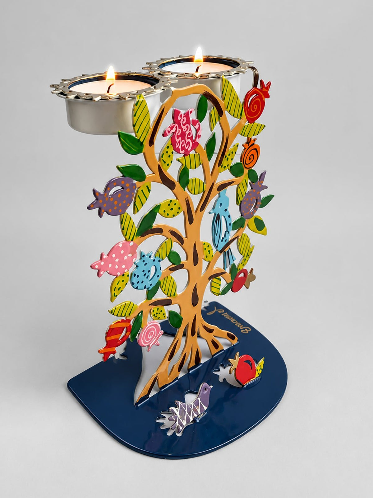 Candlesticks- Laser Cut, Pomegranate Vine, Emanuel Design