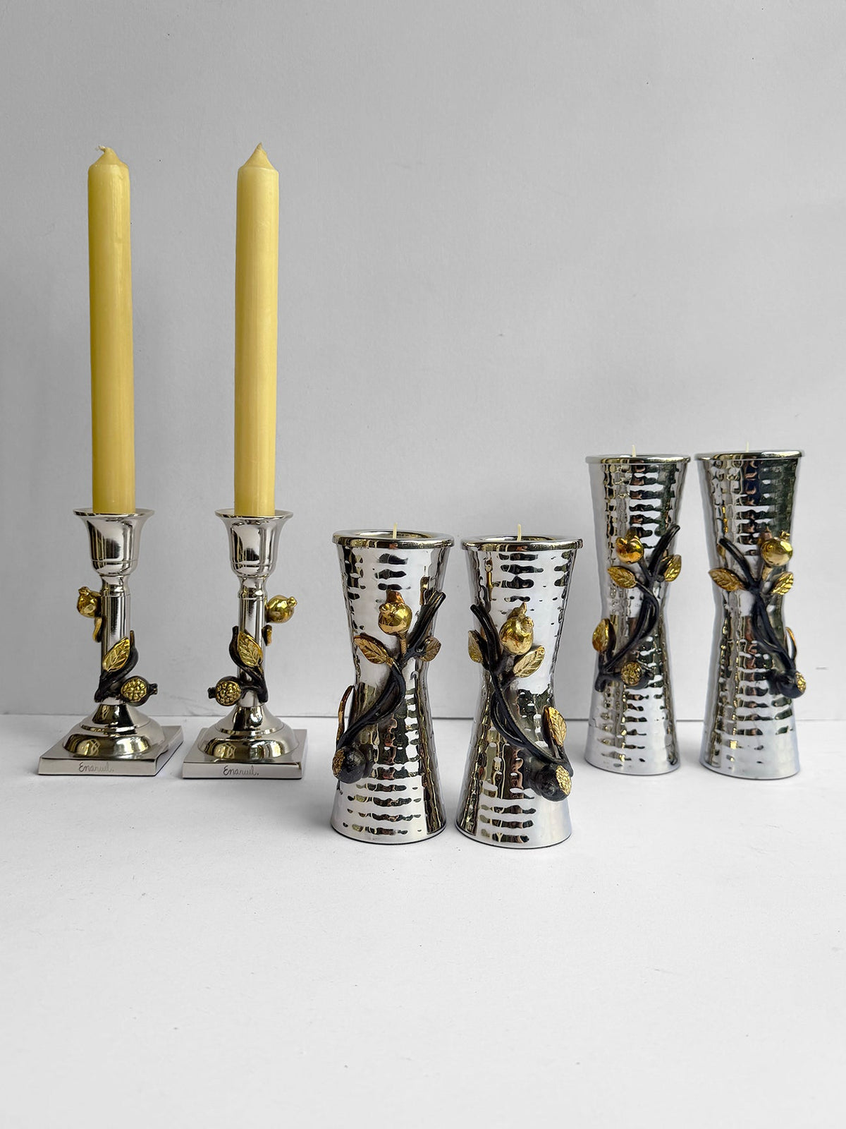 Candlesticks - Traditional Pomegranate, Emanuel Design