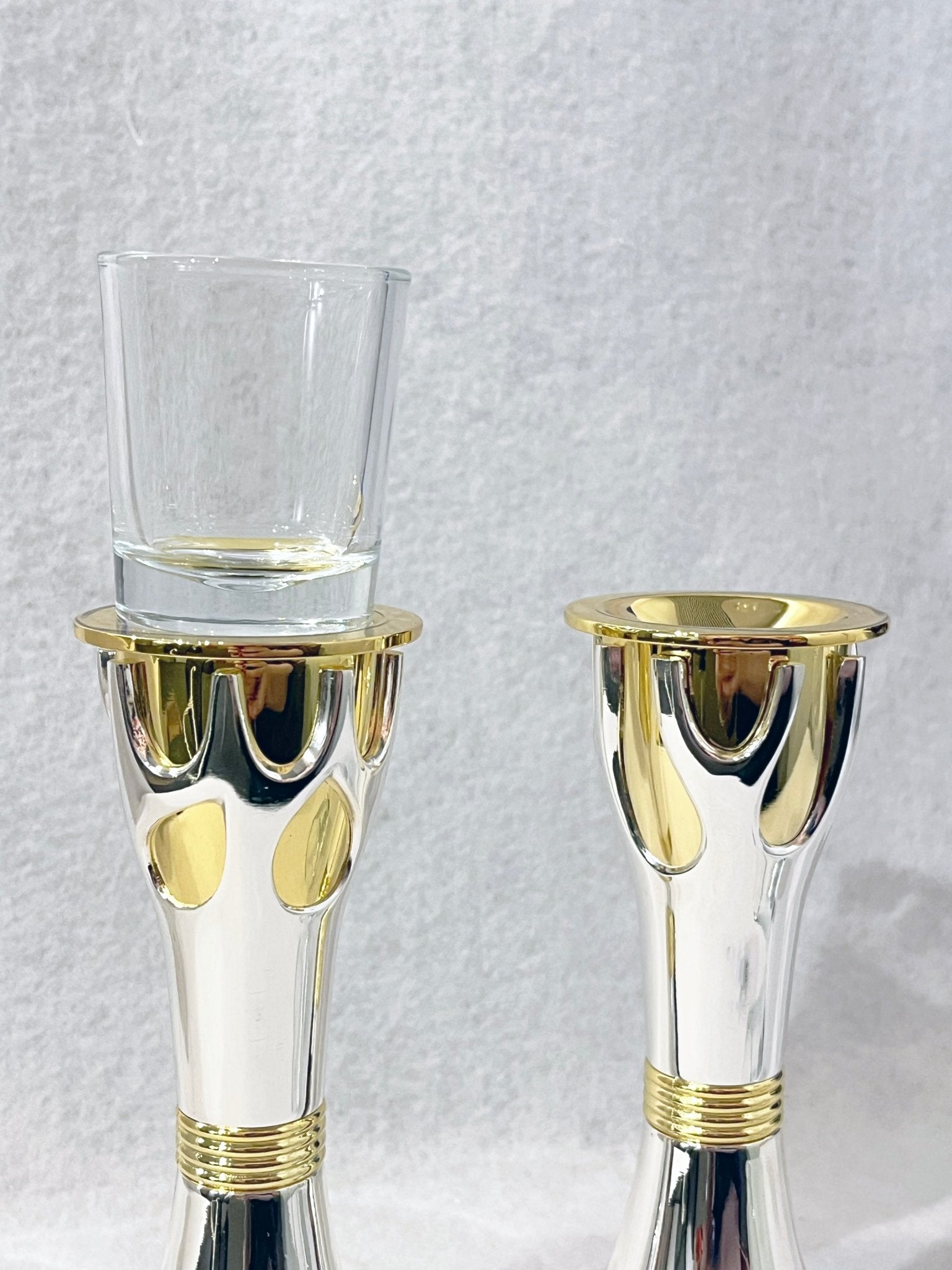 Candlesticks - Tree of Life, Gold & Silver