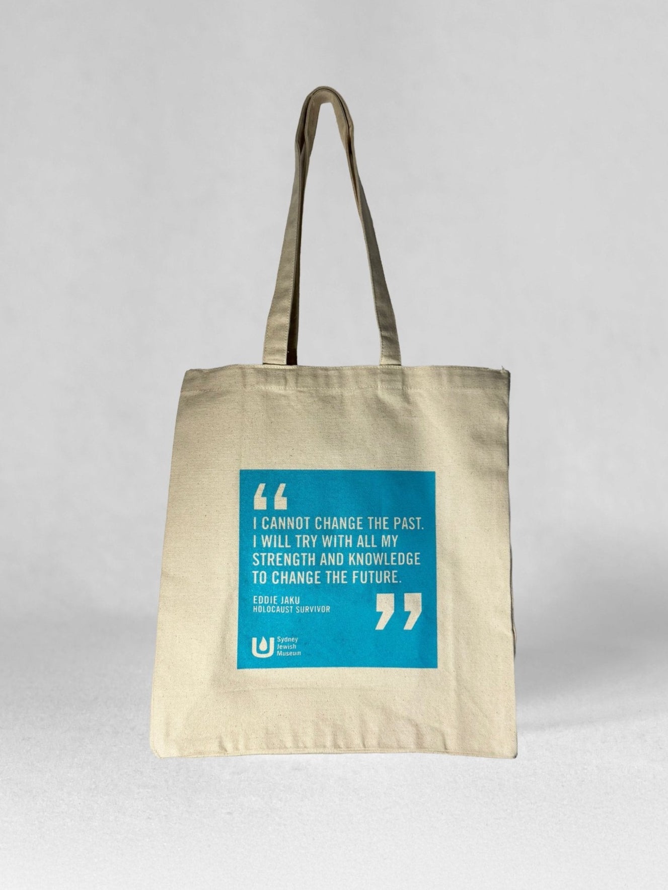Canvas Tote - Eddie Jaku Quote