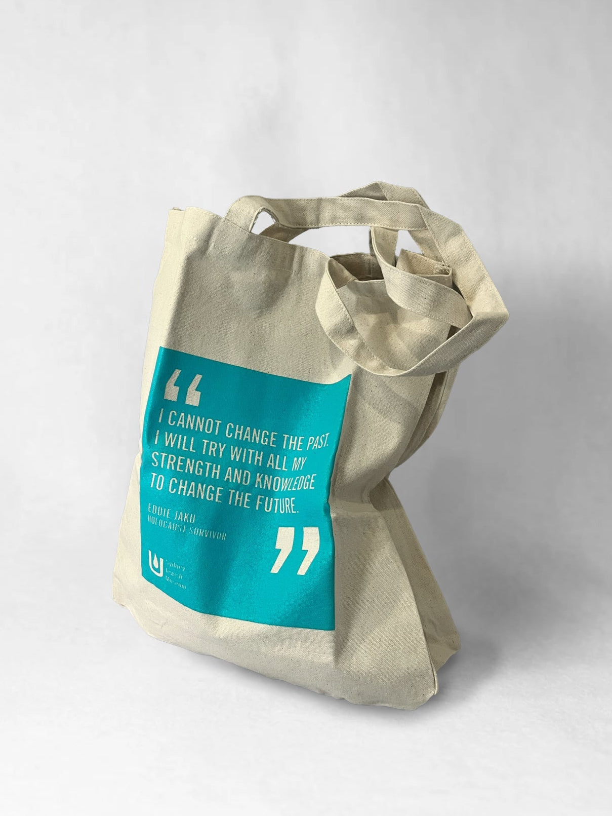 Canvas Tote - Eddie Jaku Quote