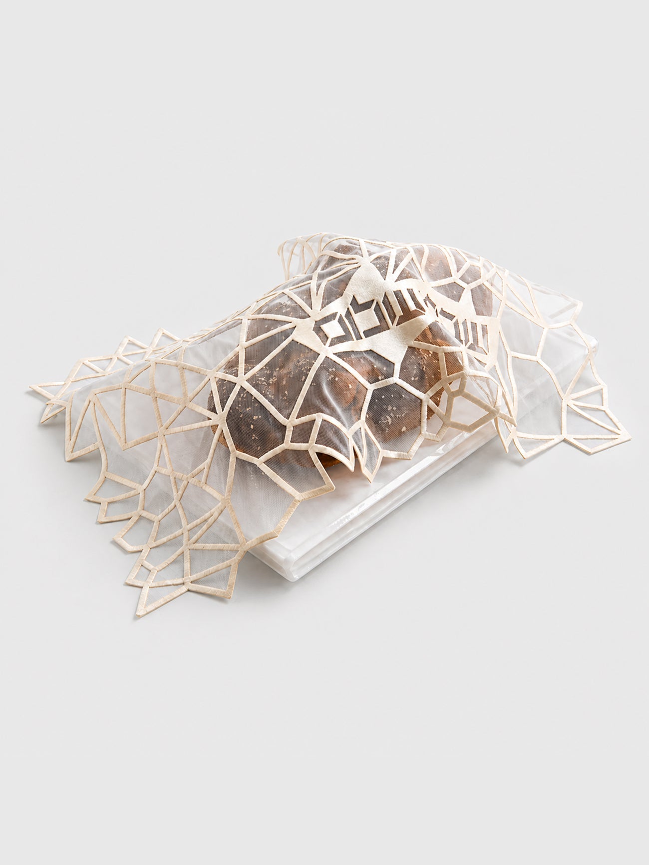 Challah Cover - Apeloig, Geometric, Cream