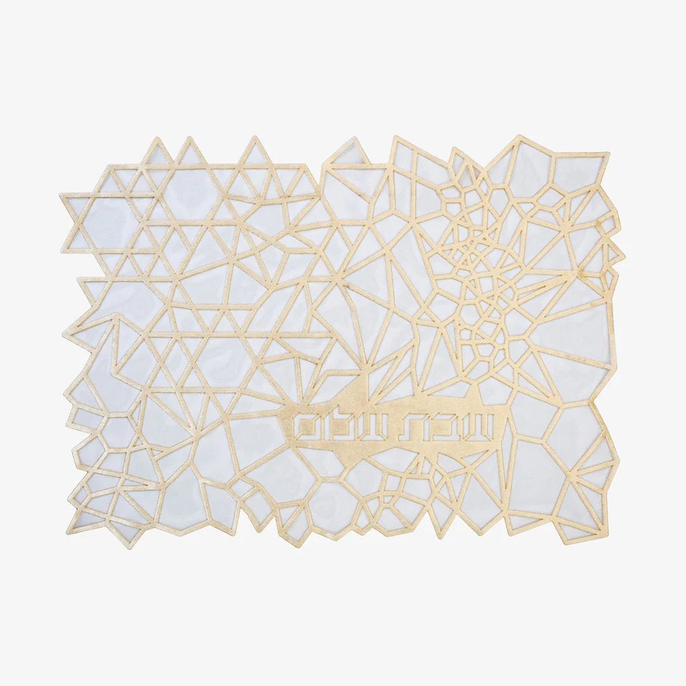 Challah Cover - Apeloig, Geometric, Cream
