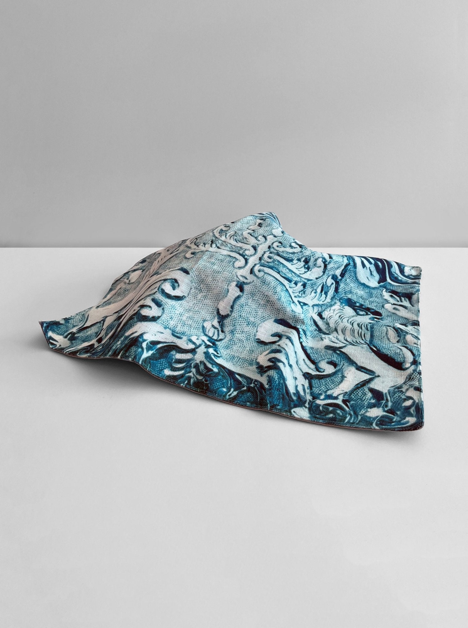 Challah Cover – Lion of Judah – Museum Collection, Turquoise