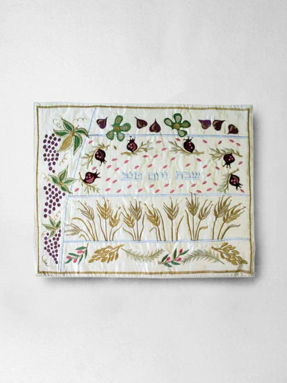 Challah Cover - Seven Species, Emanuel Design