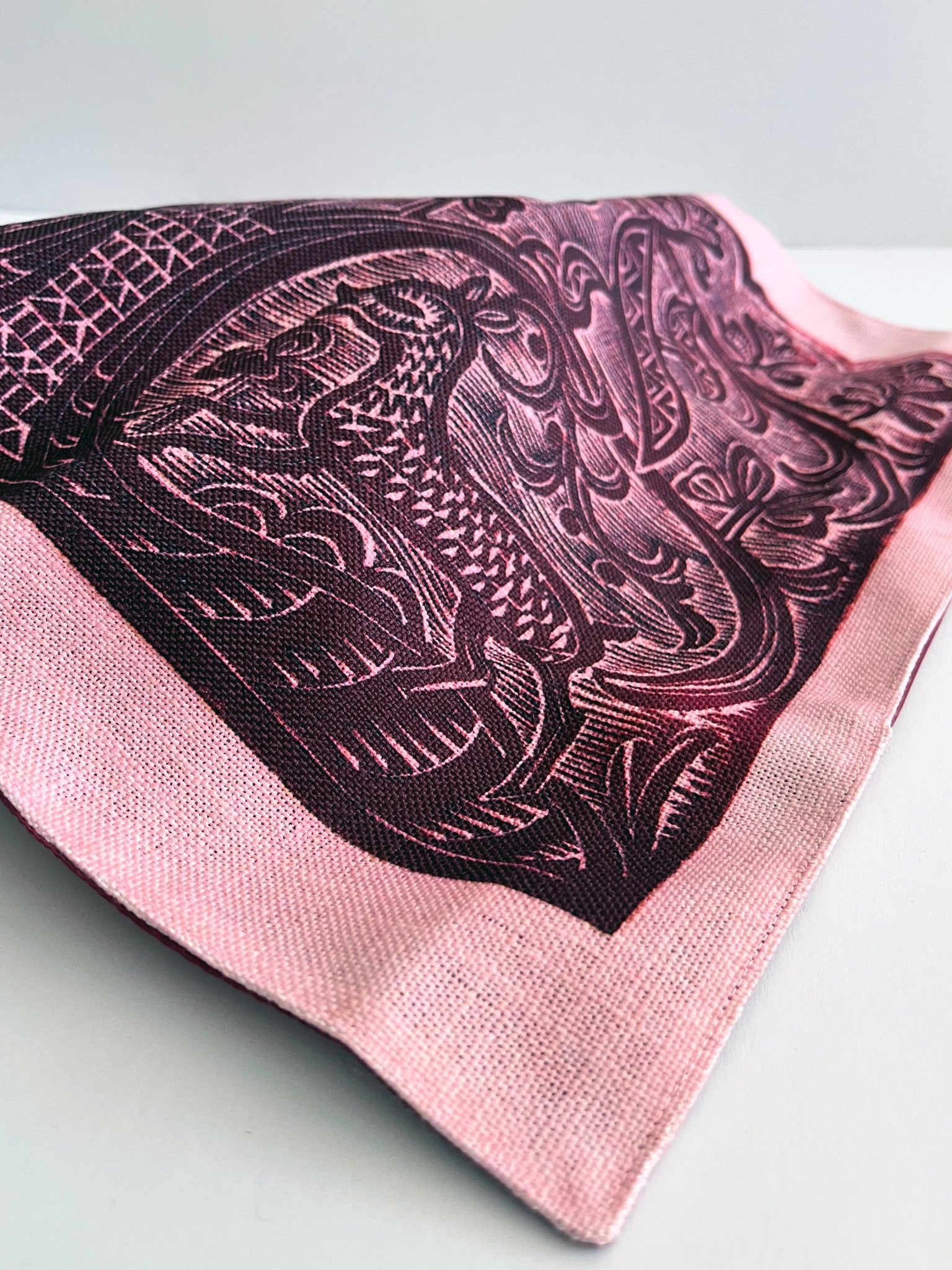 Challah Cover – Tree of Life – Museum Collection, Rose colour