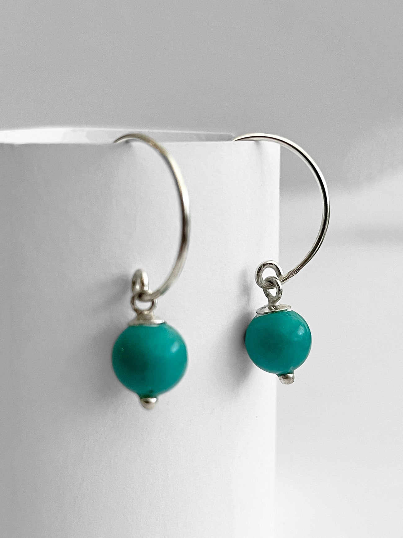 Earrings - Turquoise Bead