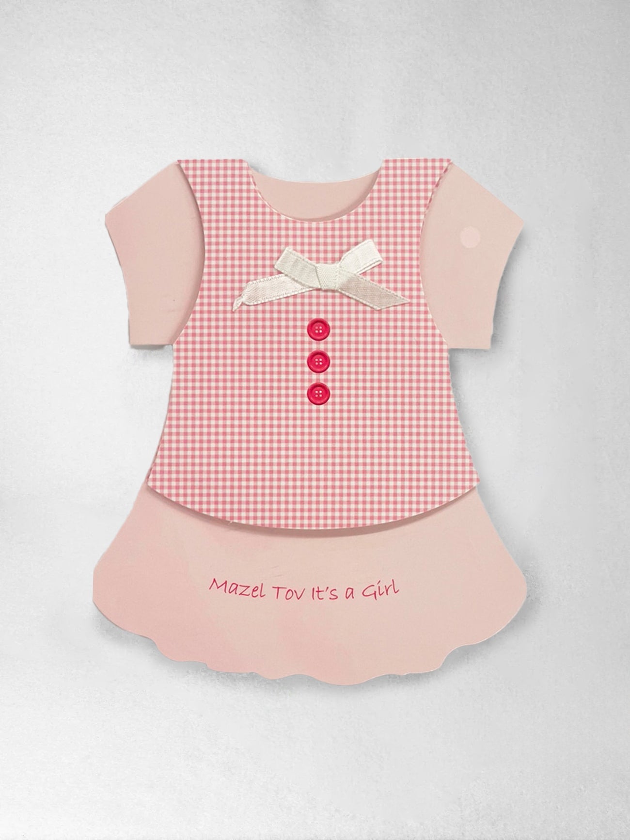 Greeting Card – Baby Girl Dress