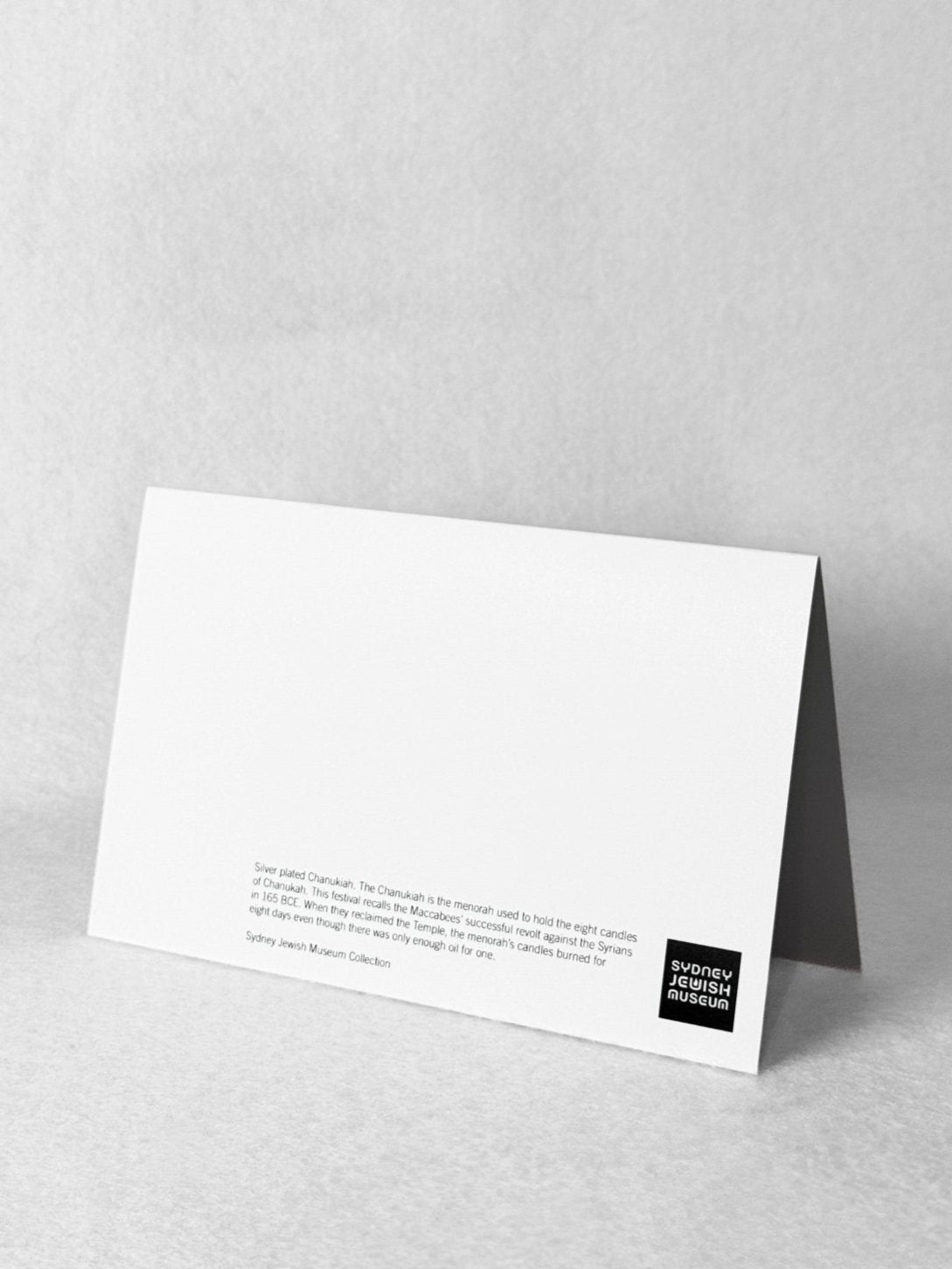 Greeting Card - Chanukiah - SJM Collection