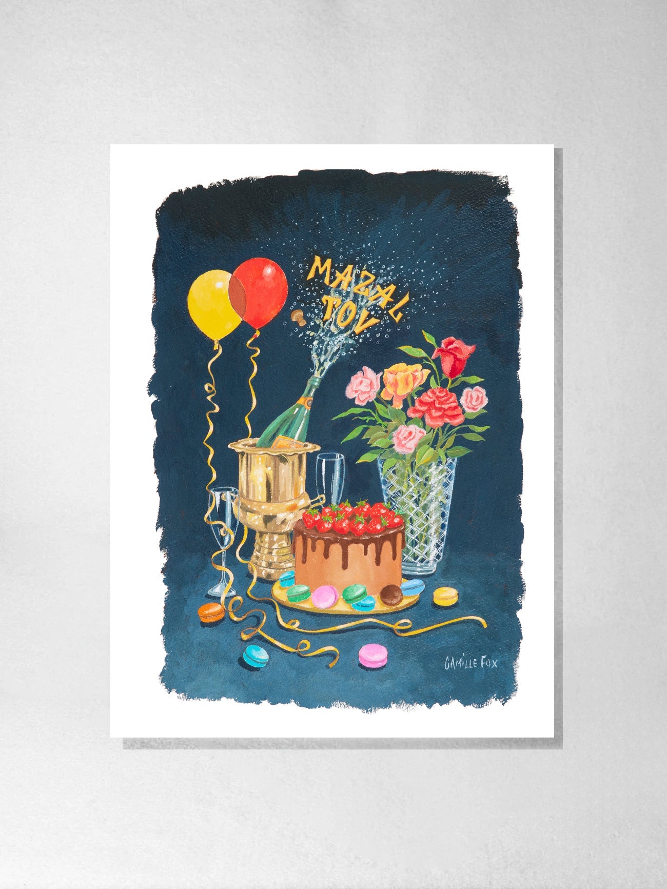 Greeting Card - Mazel Tov - Camille Fox