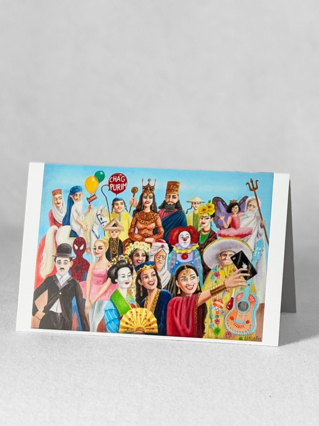 Greeting Card - Purim - Camille Fox