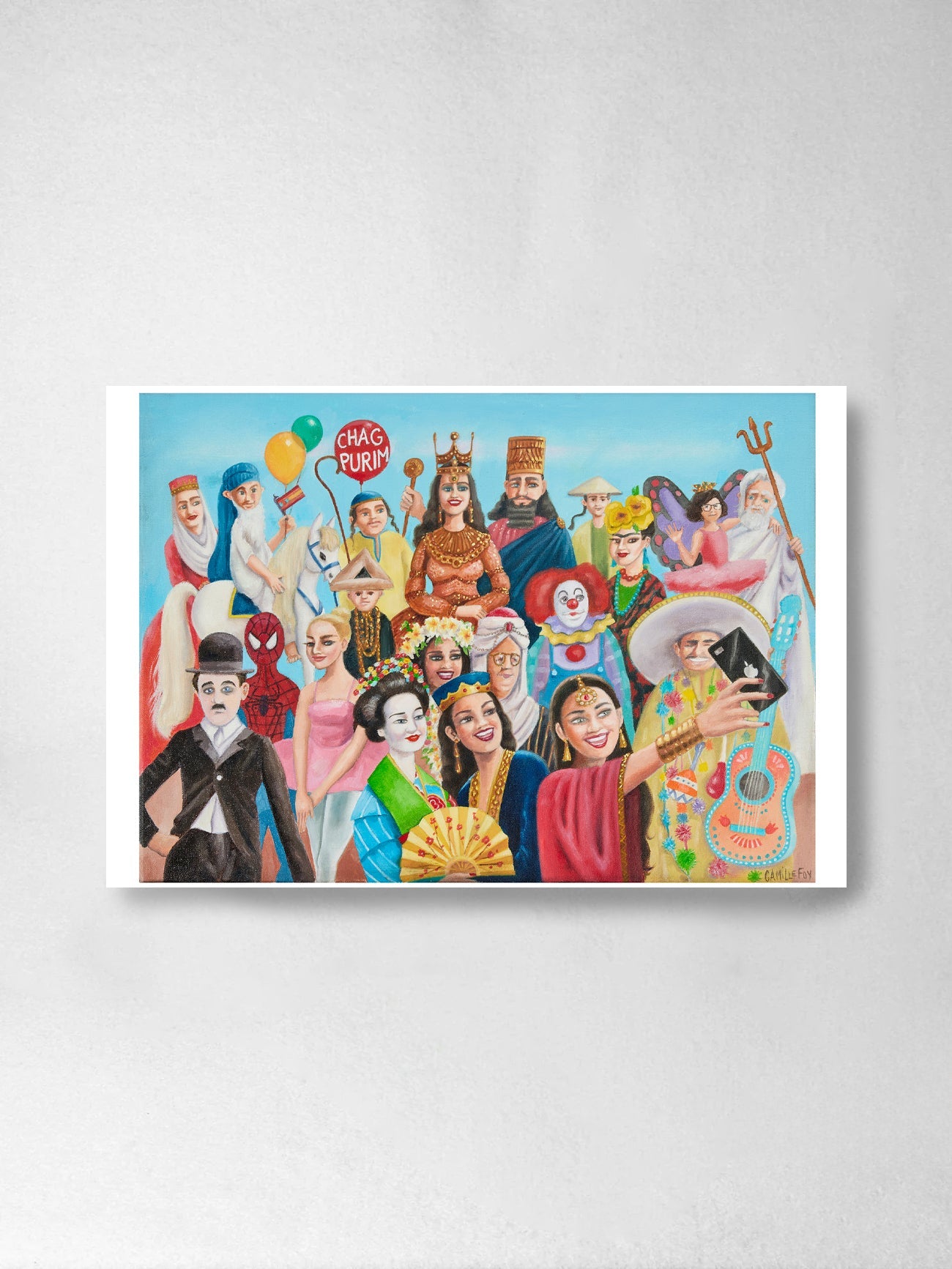 Greeting Card - Purim - Camille Fox