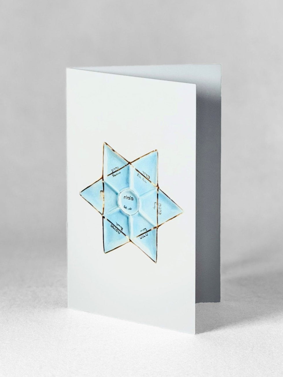 Greeting Card - Seder Plate