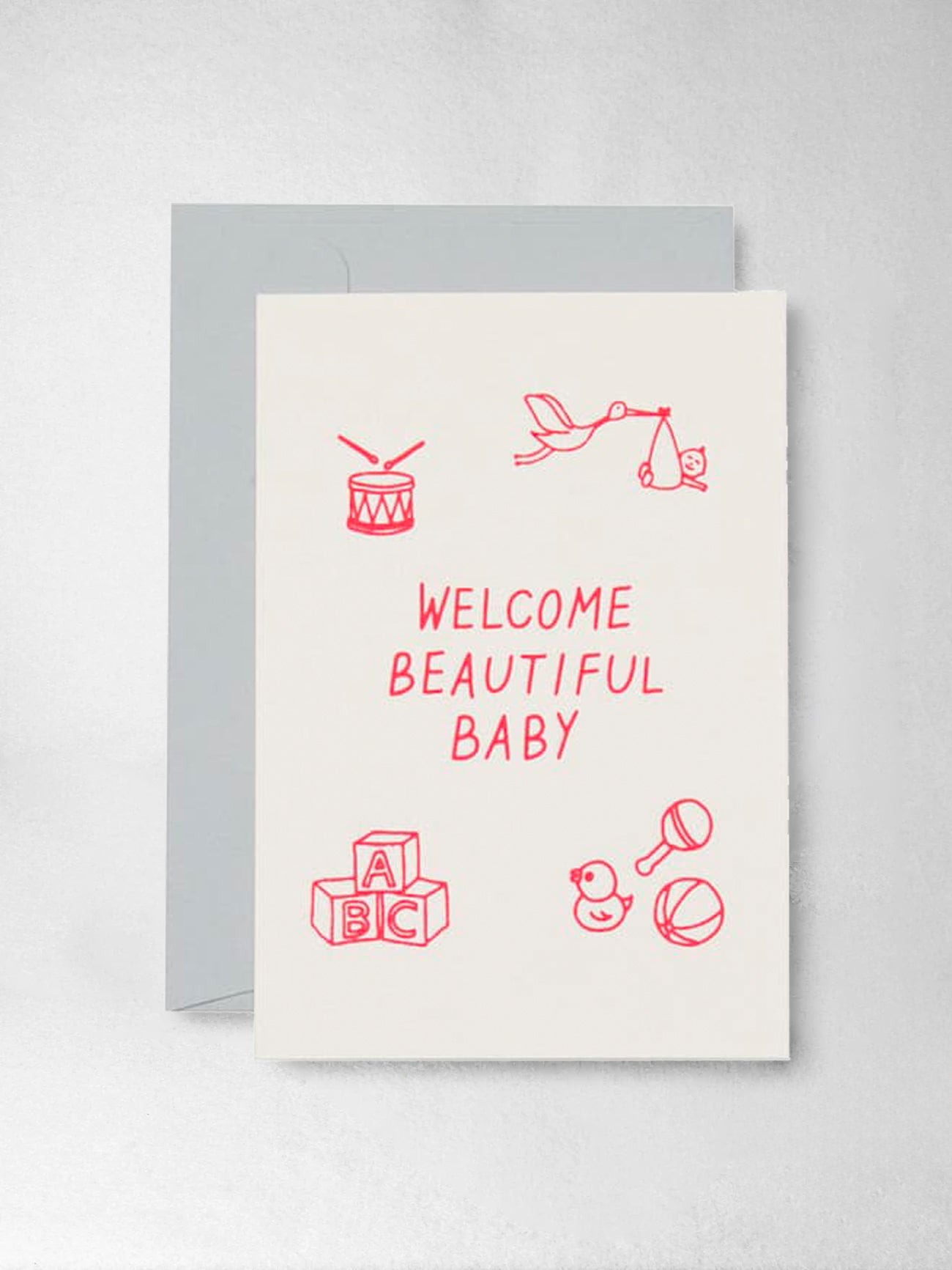 Greeting Card – Welcome Beautiful Baby