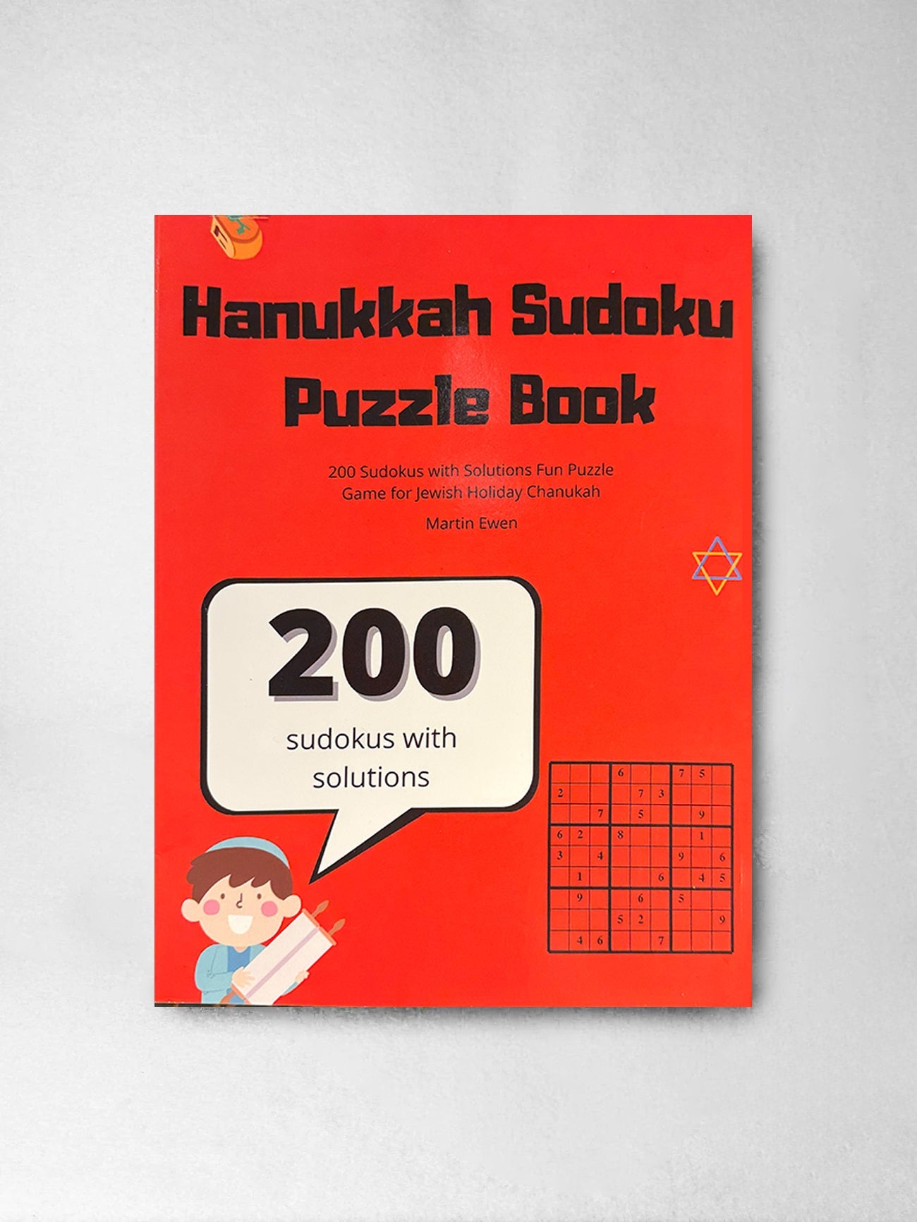 Hanukkah Sudoku Puzzle Book - Martin Ewen
