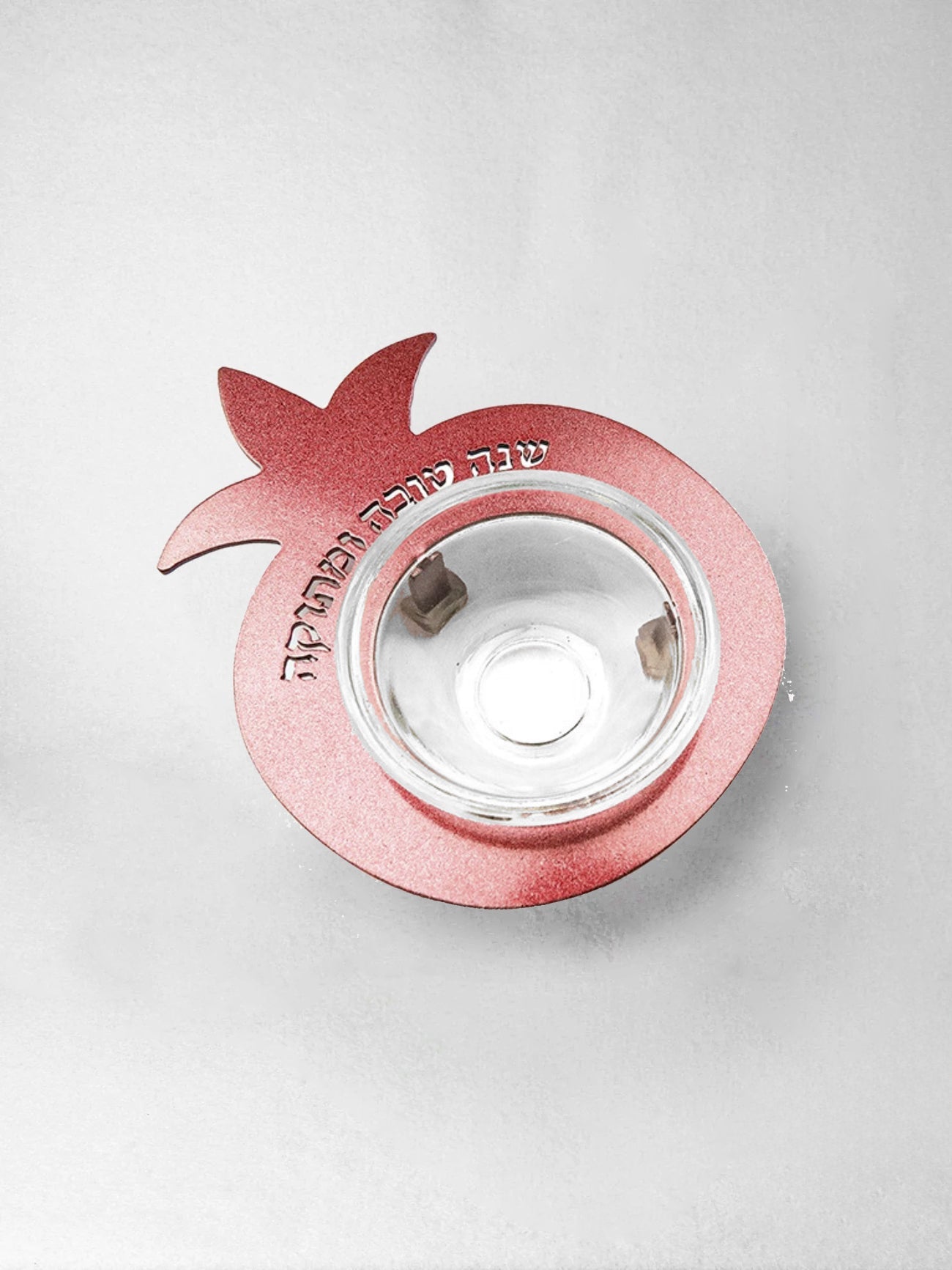 Honey Dish - Pomegranate with Glass, Emanuel Design