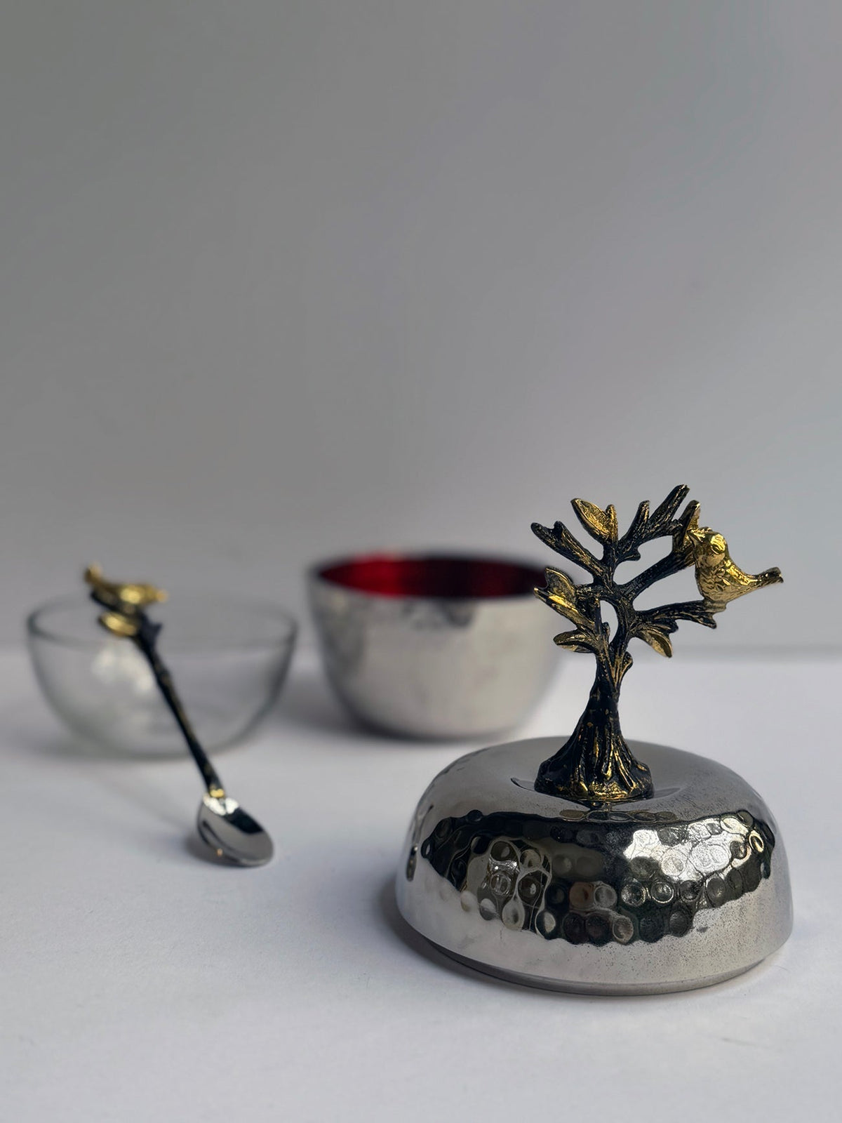 Honey Pot and Lid - Emanuel Design - Tree of Life