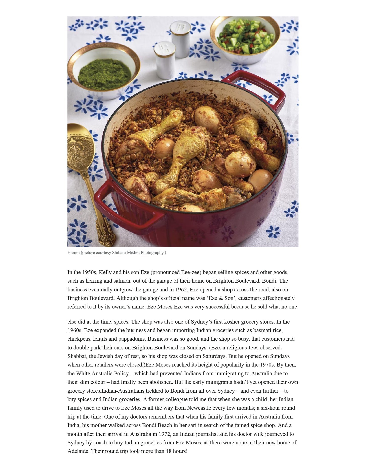 Indian - Jewish Food - Elana Benjamin