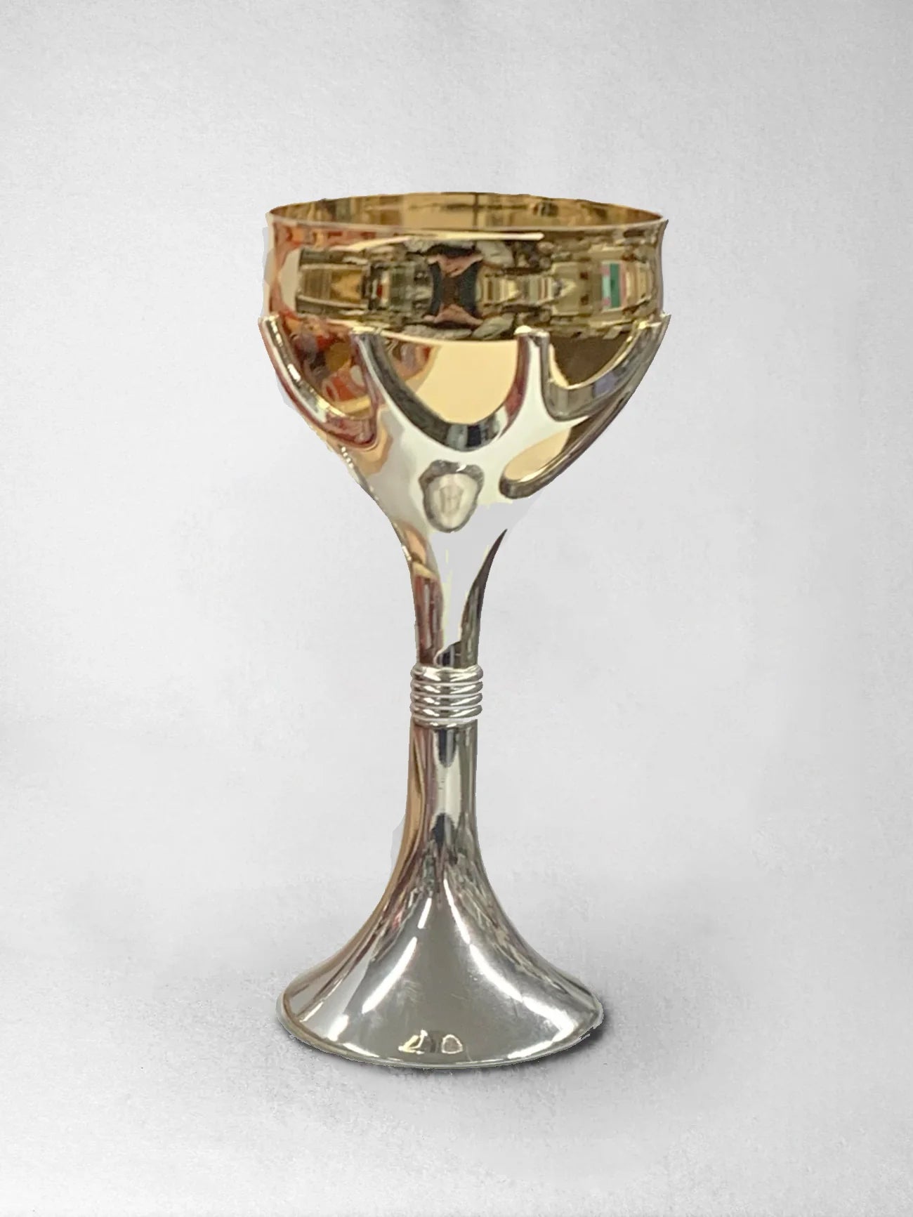 Kiddush Cup - Tree of Life, Gold & Silver
