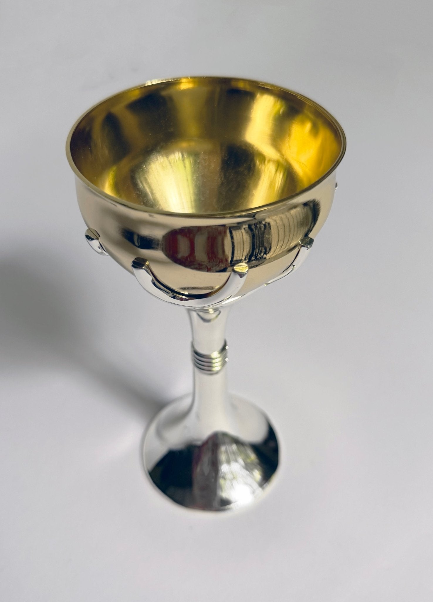 Kiddush Cup - Tree of Life, Gold & Silver