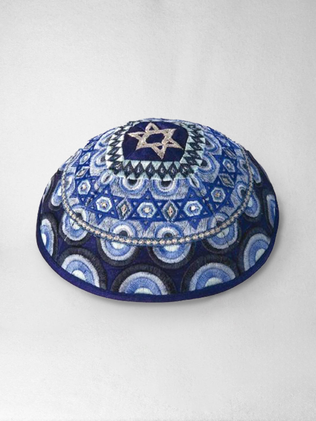 Kippah - Emanuel Magen David, Blue