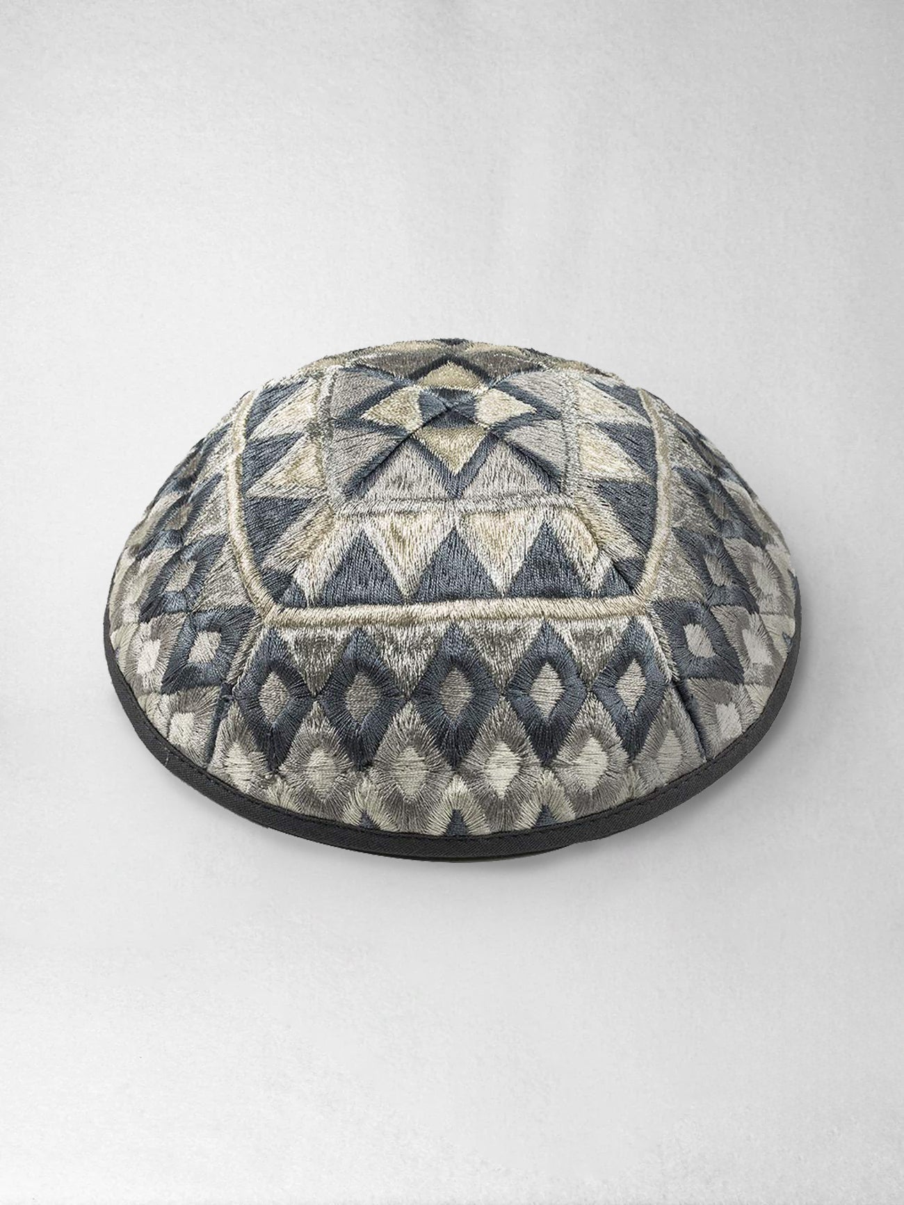 Kippah - Emanuel Magen David, Silver Squares