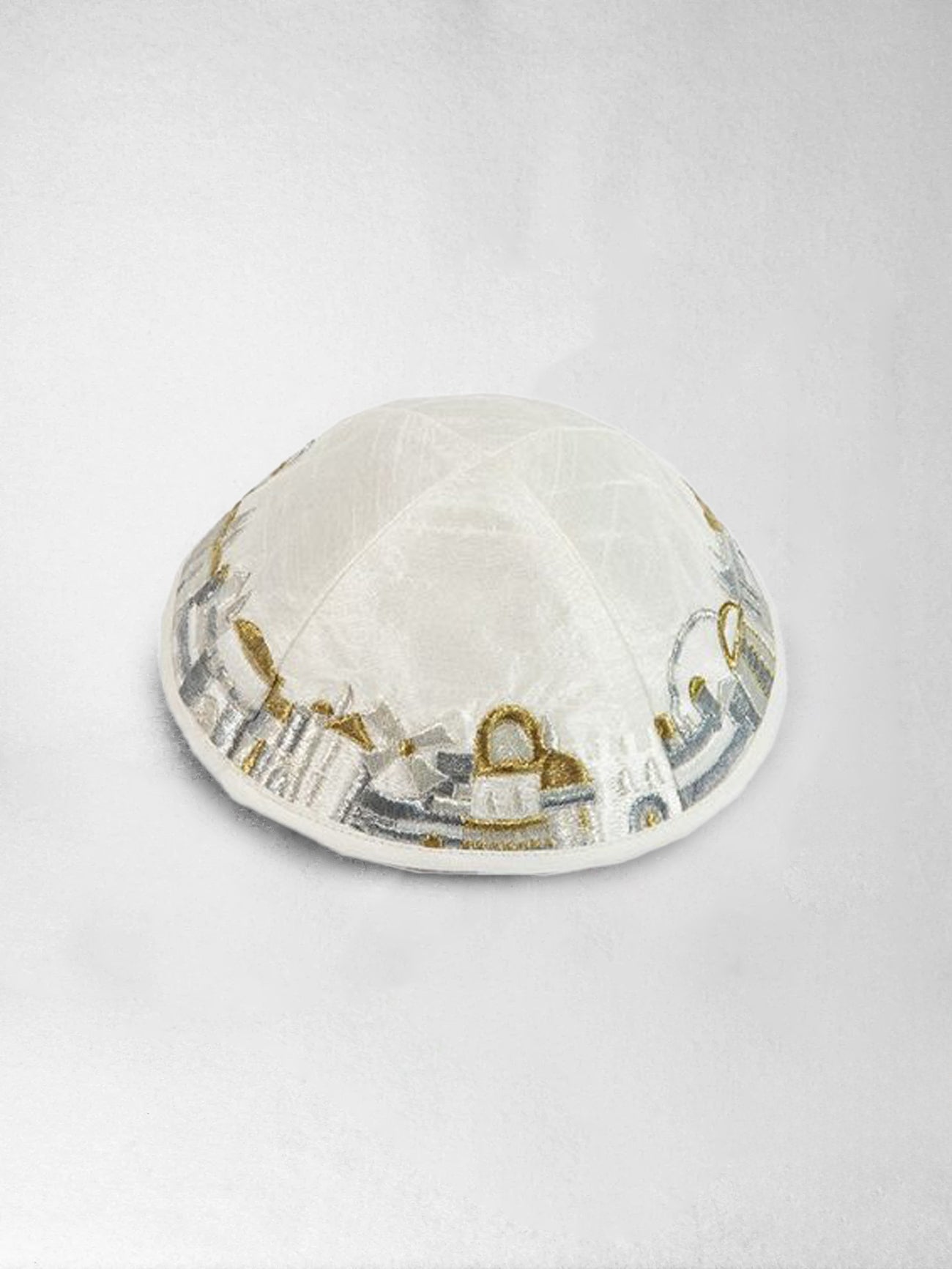 Kippah - Embroidered, Jerusalem Silver, Emanuel Design