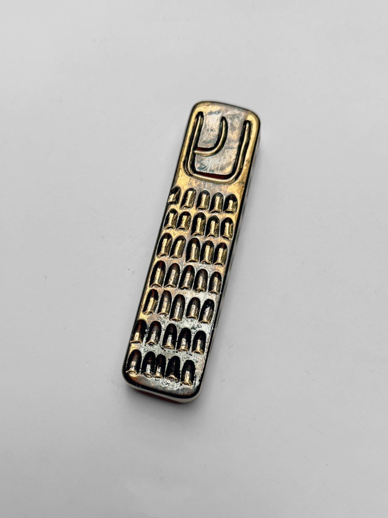 Mezuzah - Gold, Windows - Ruth Shteinman