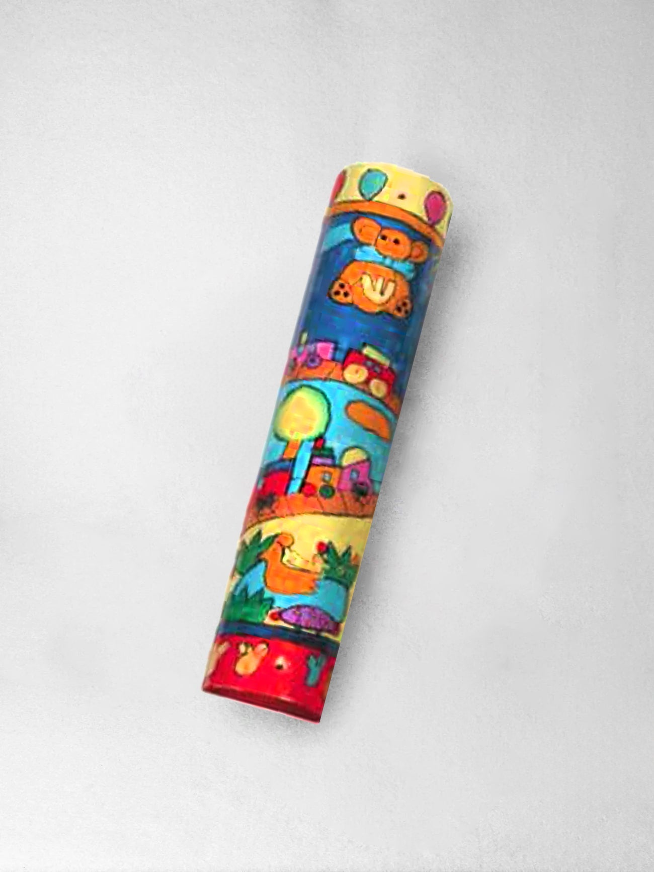 Mezuzah - Painted Trains, Emanuel Design