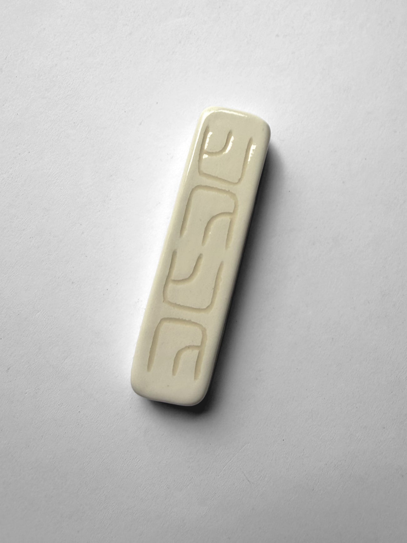 Mezuzah - White, Shin Haffuch - Ruth Shteinman