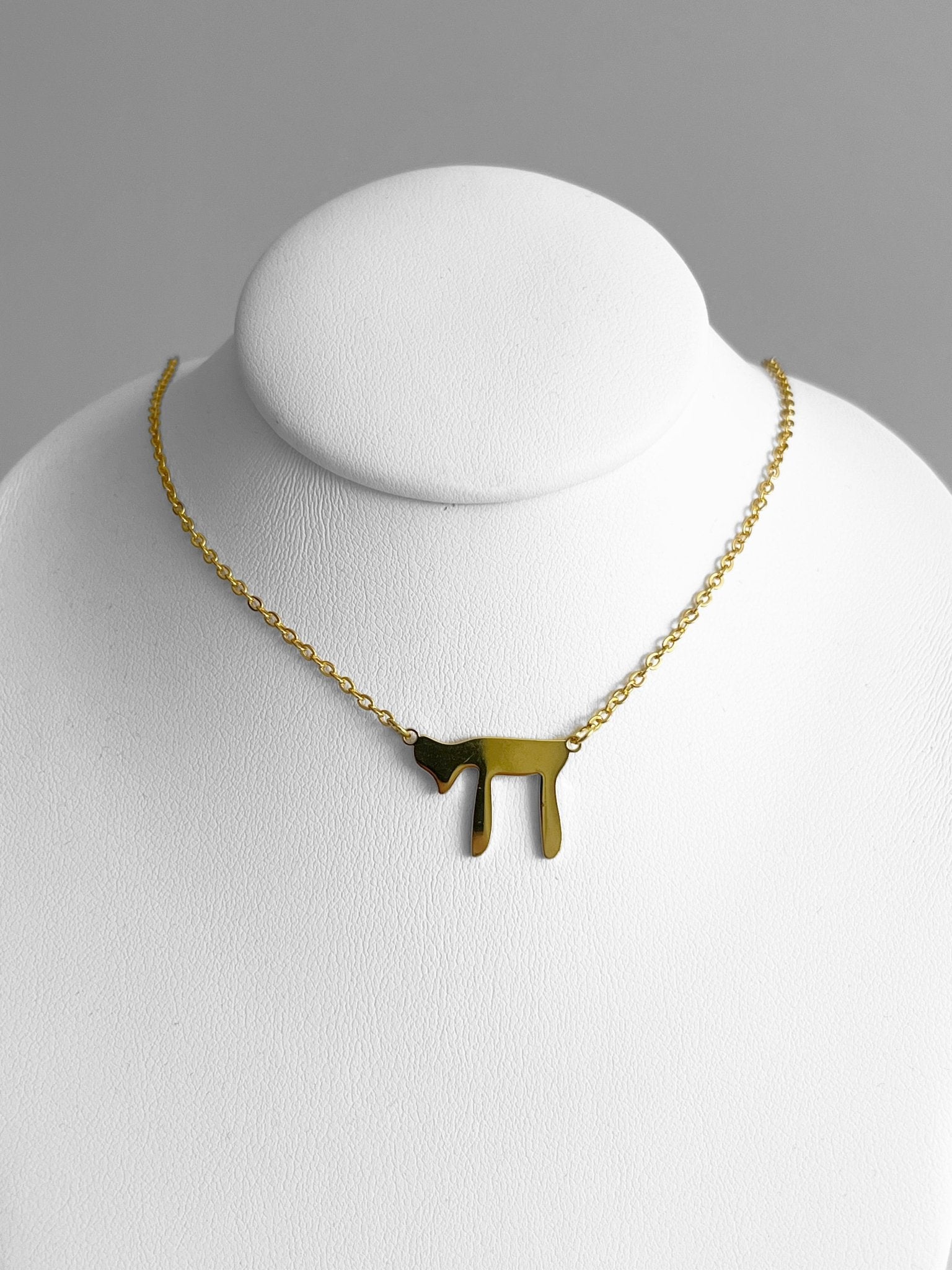 Necklace - Chai - Gold