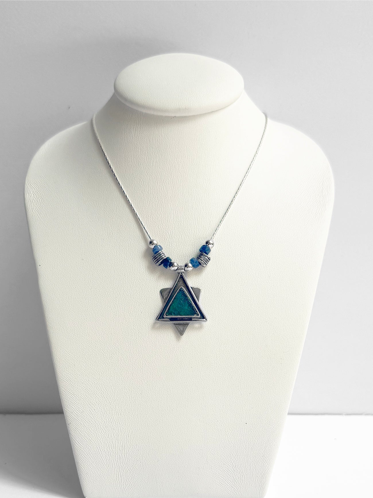 Necklace - Magen David in Roman Glass by Michal Kirat