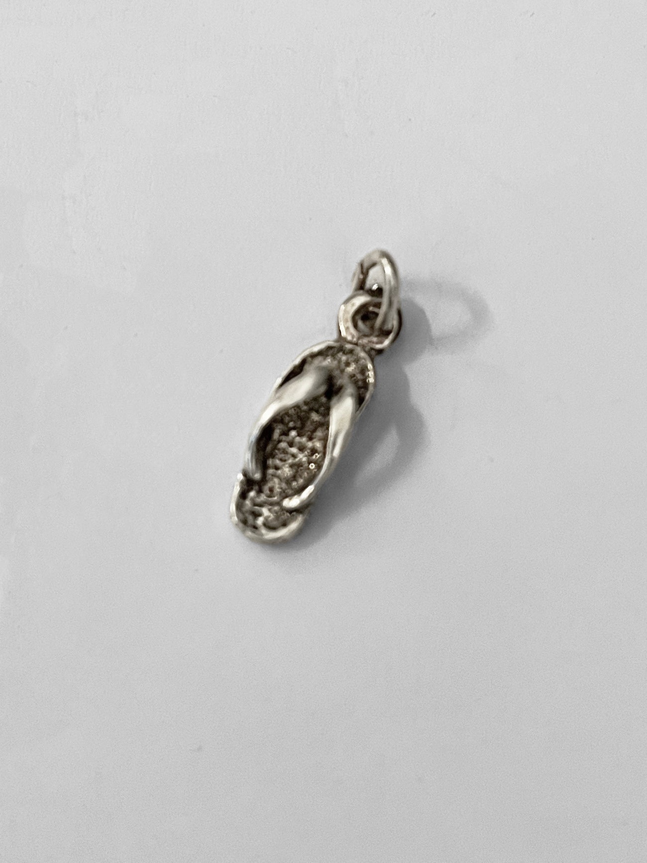 Pendant / Charm - Silver Australian Flip Flop/Thong