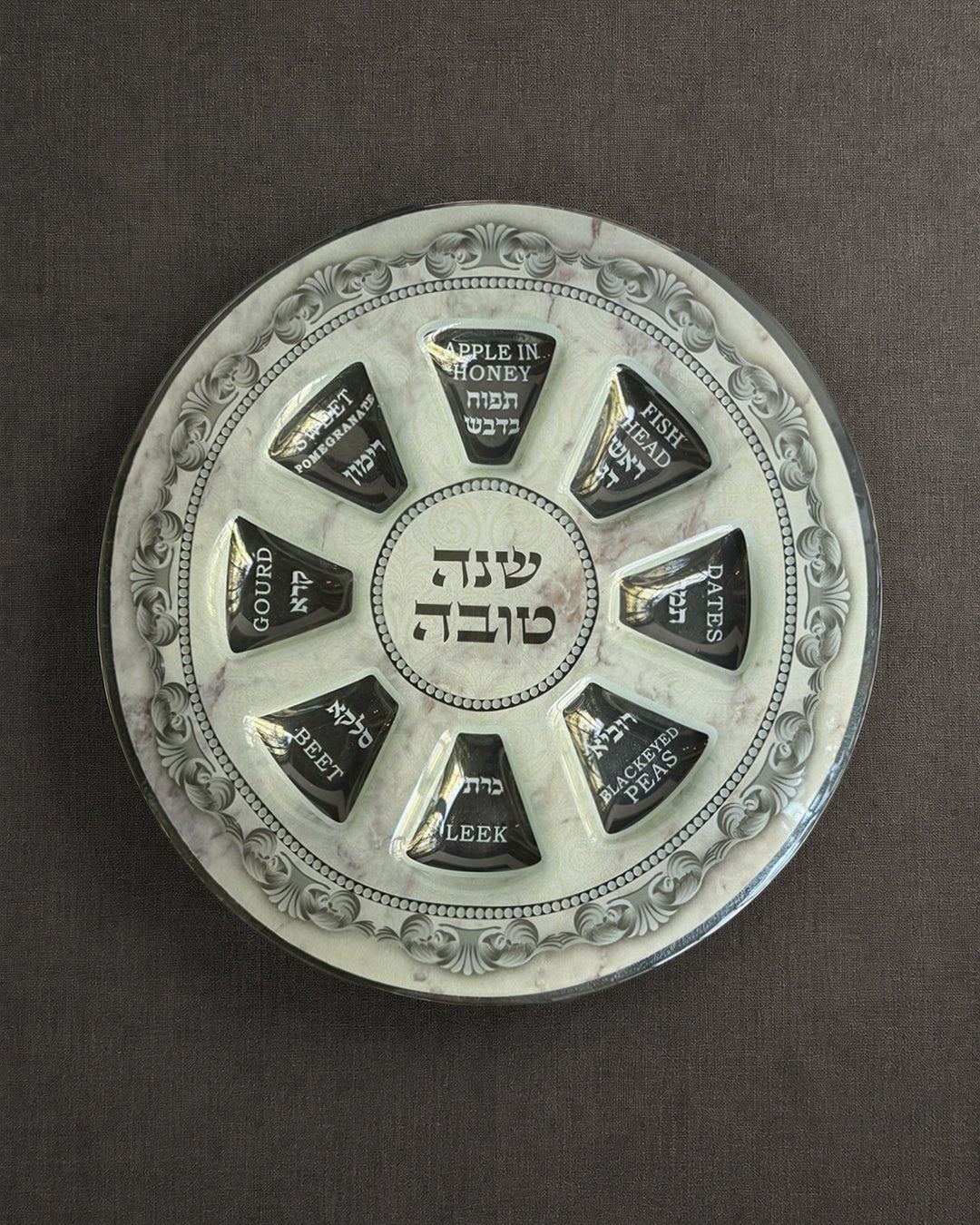 Rosh Hashanah Plate