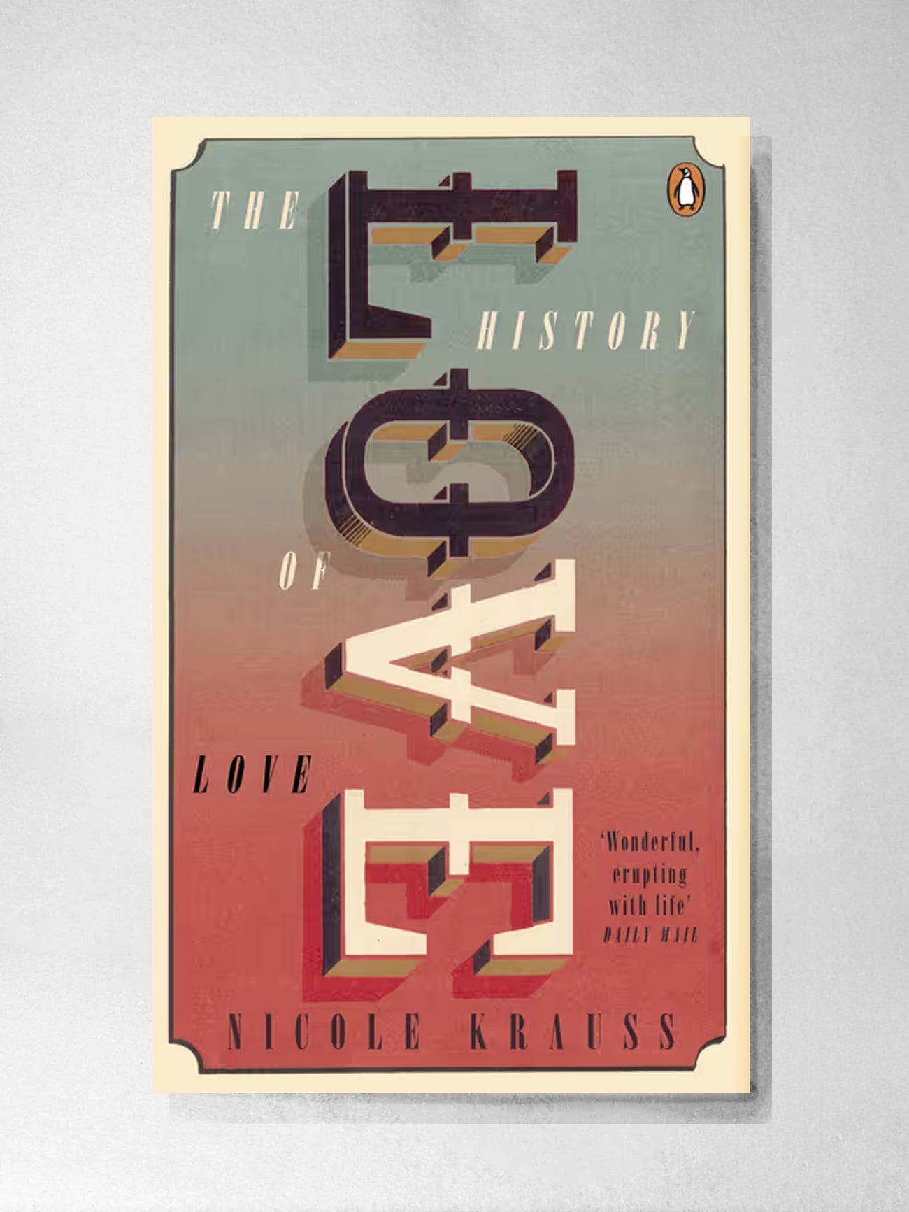 The History of Love - Nicole Krauss