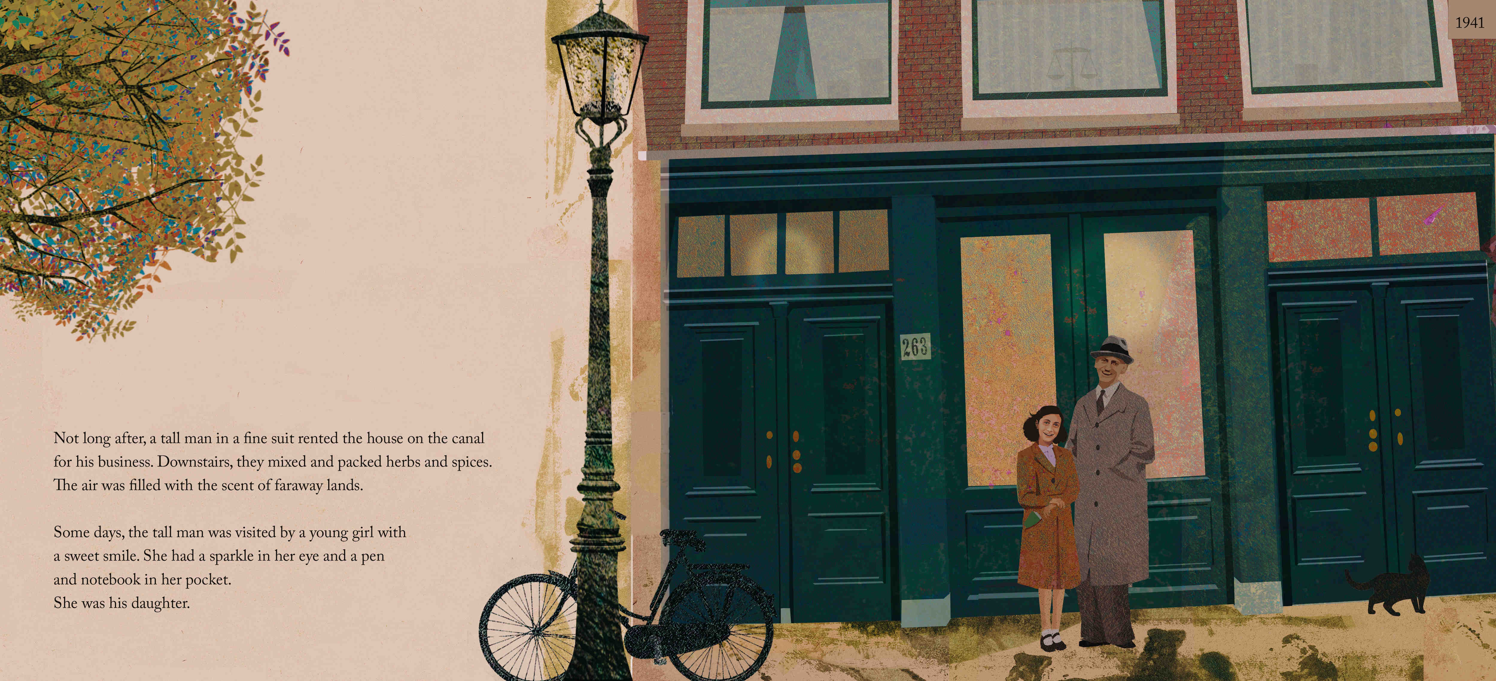The House on the Canal: The Story of the House that Hid Anne Frank - Thomas Harding, Britta Teckentrup (Illustr)