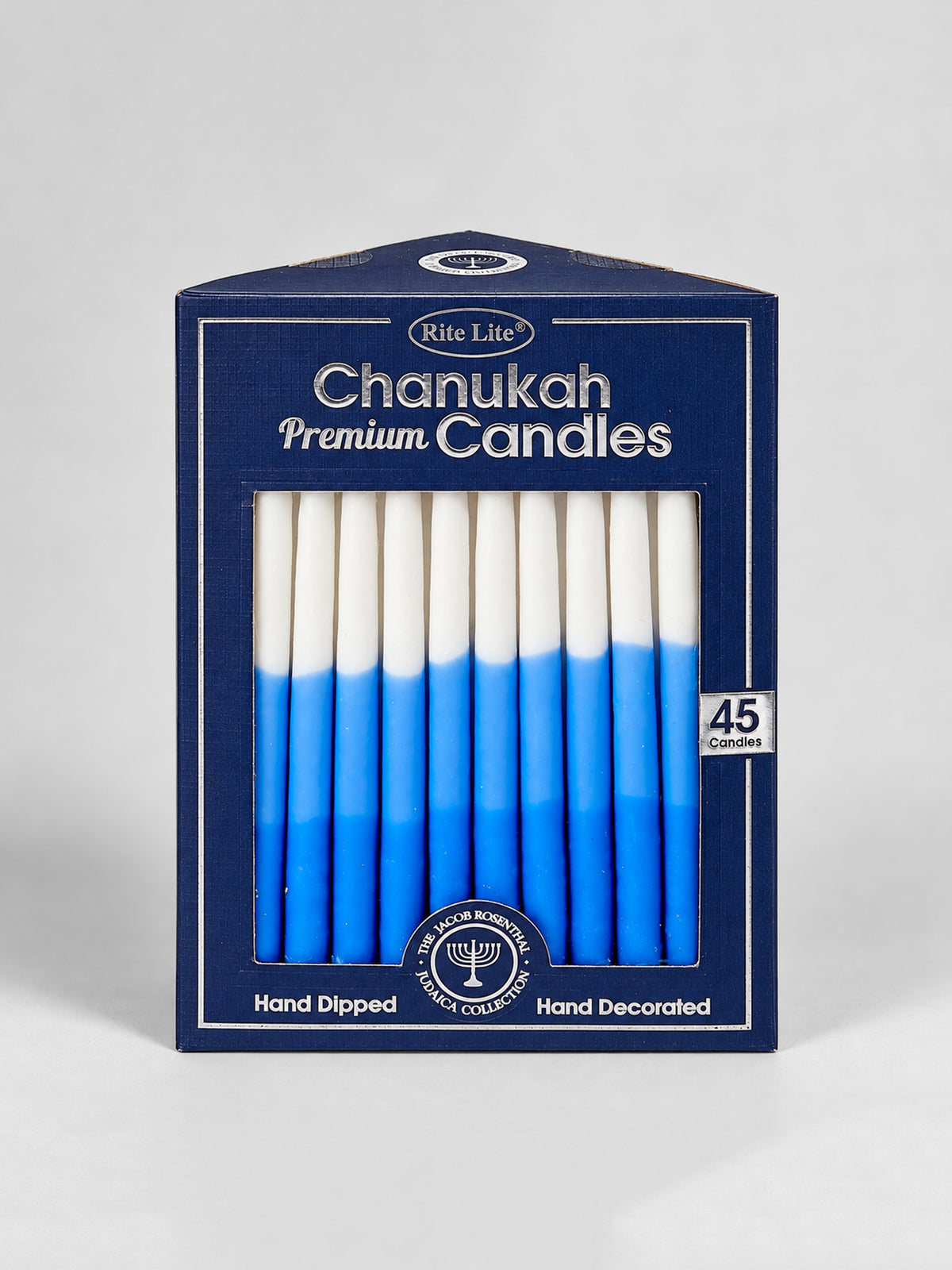 Candles - Chanukah, Premium Shades of Blue